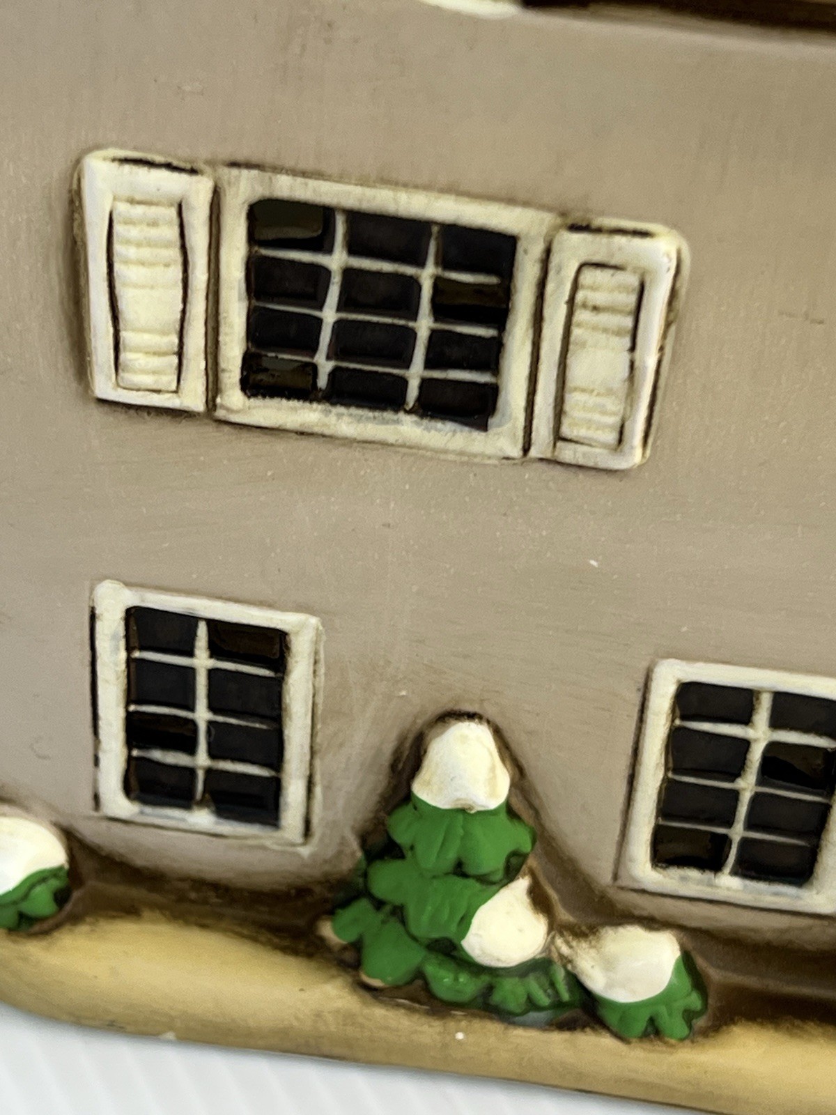 Vtg Lefton Penny House Colonial Village Hand Painted 1986 Made in Taiwan No Box
