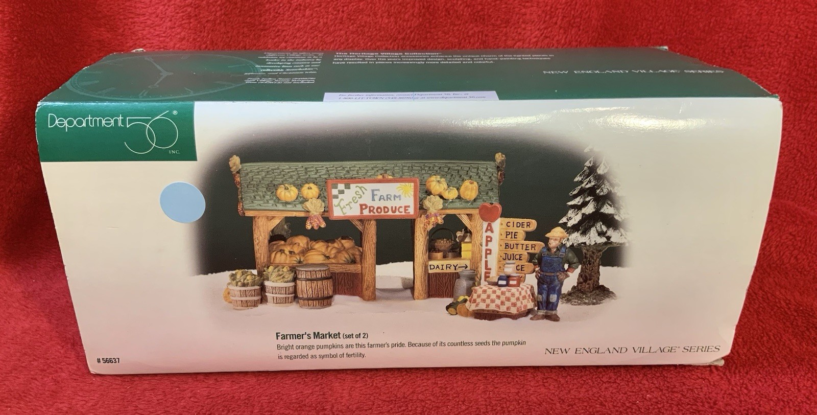 Department 56 Farmer’s Market New England Village Series #56637 …brand new