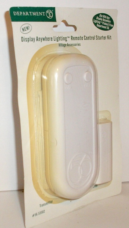 DEPARTMENT 56 DISPLAY ANYWHERE LIGHTING REMOTE CONTROL STARTER SET