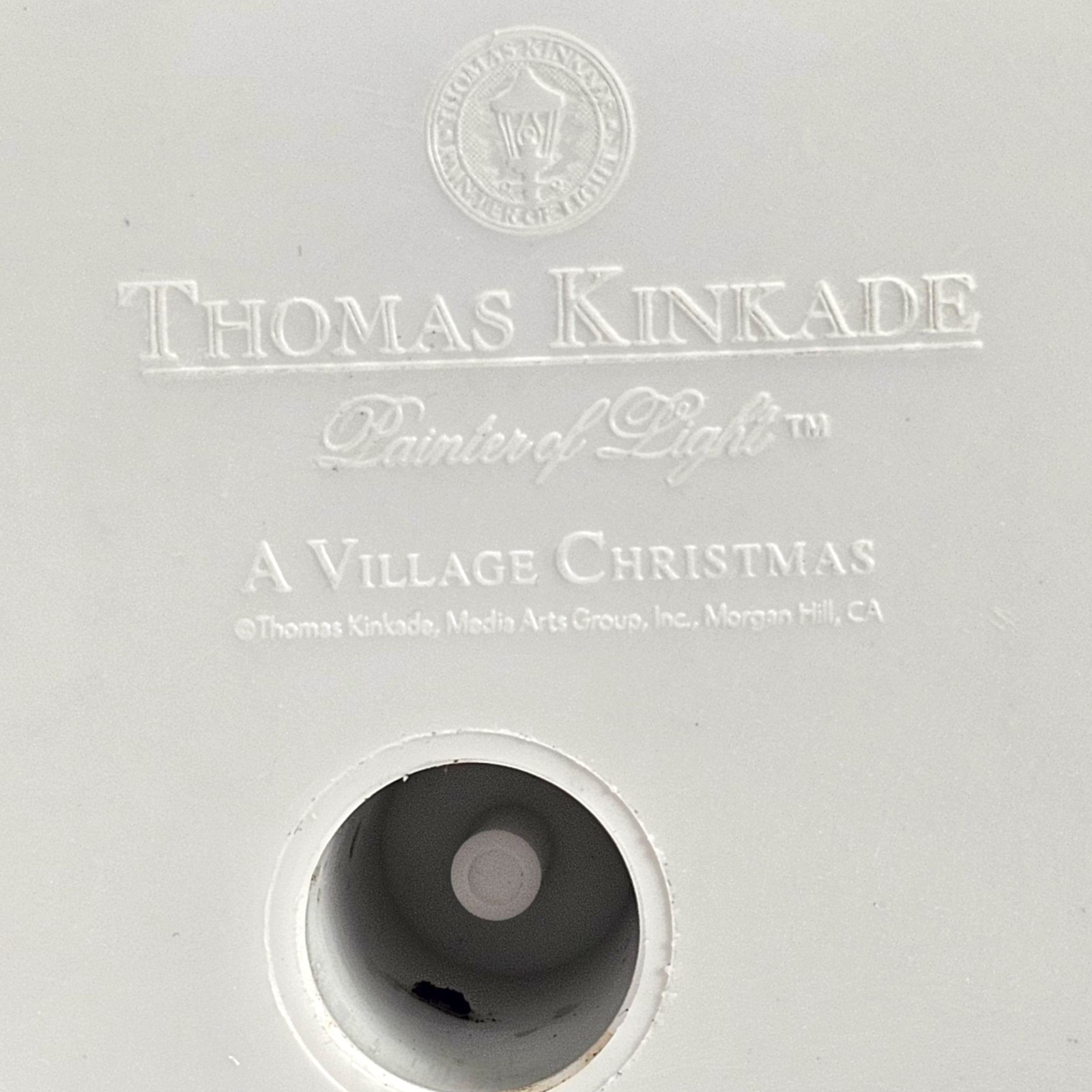 Thomas Kinkade A Village Christmas 2002 Lighted Cottage Snowman House Teleflora