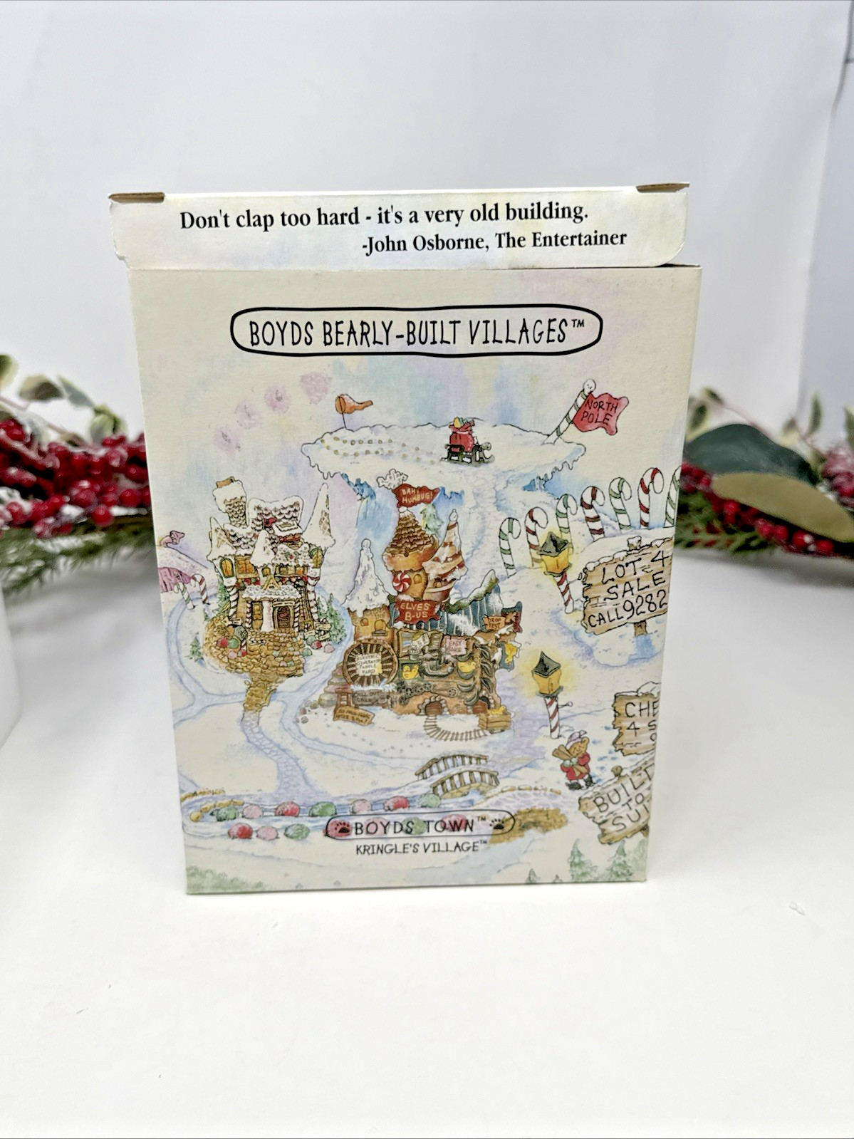 Boyds Bears Bearly Built Village Kringles Village St Nicholas Chapel NIP