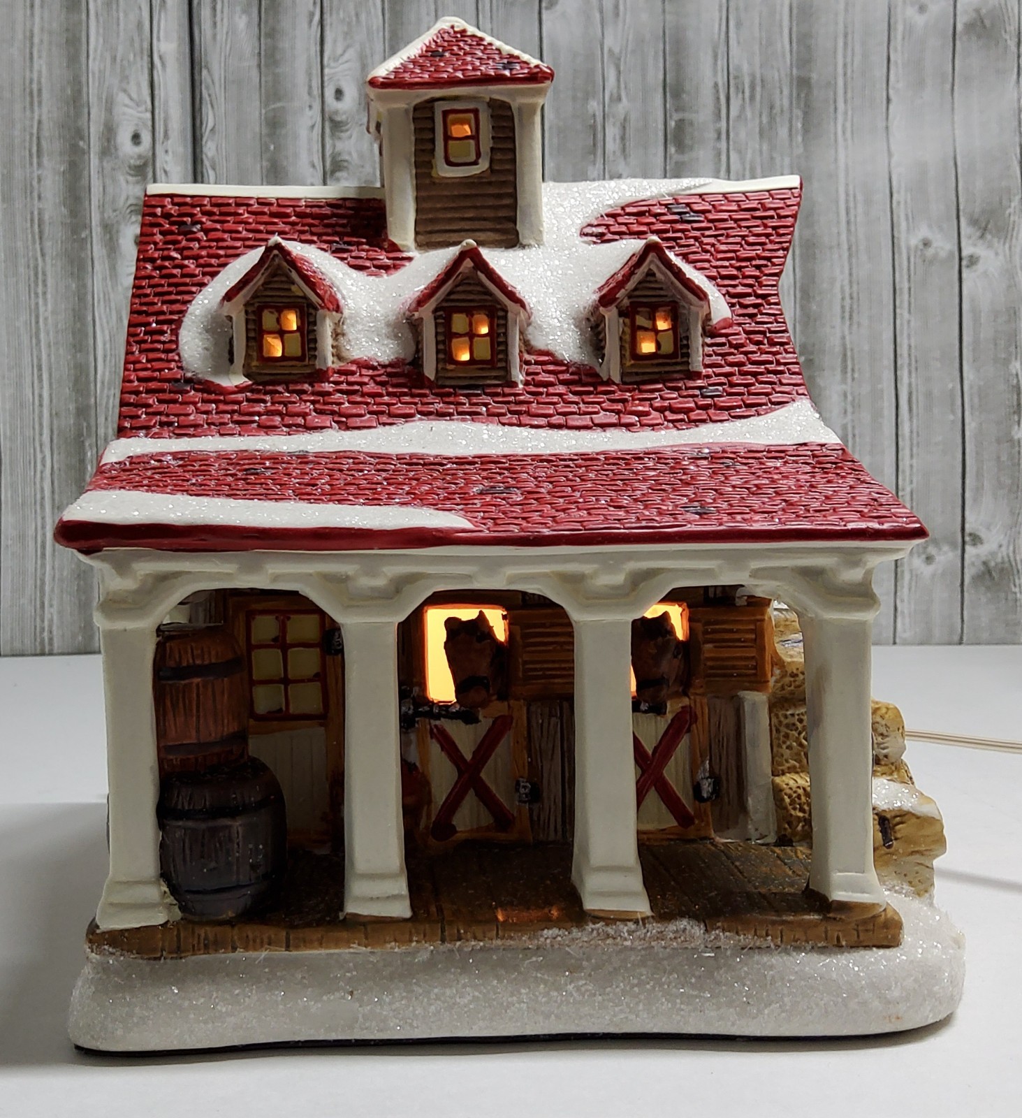 HOLIDAY INSPIRATIONS “STABLES” LIGHT UP HOUSE VILLAGE YEAR 2011