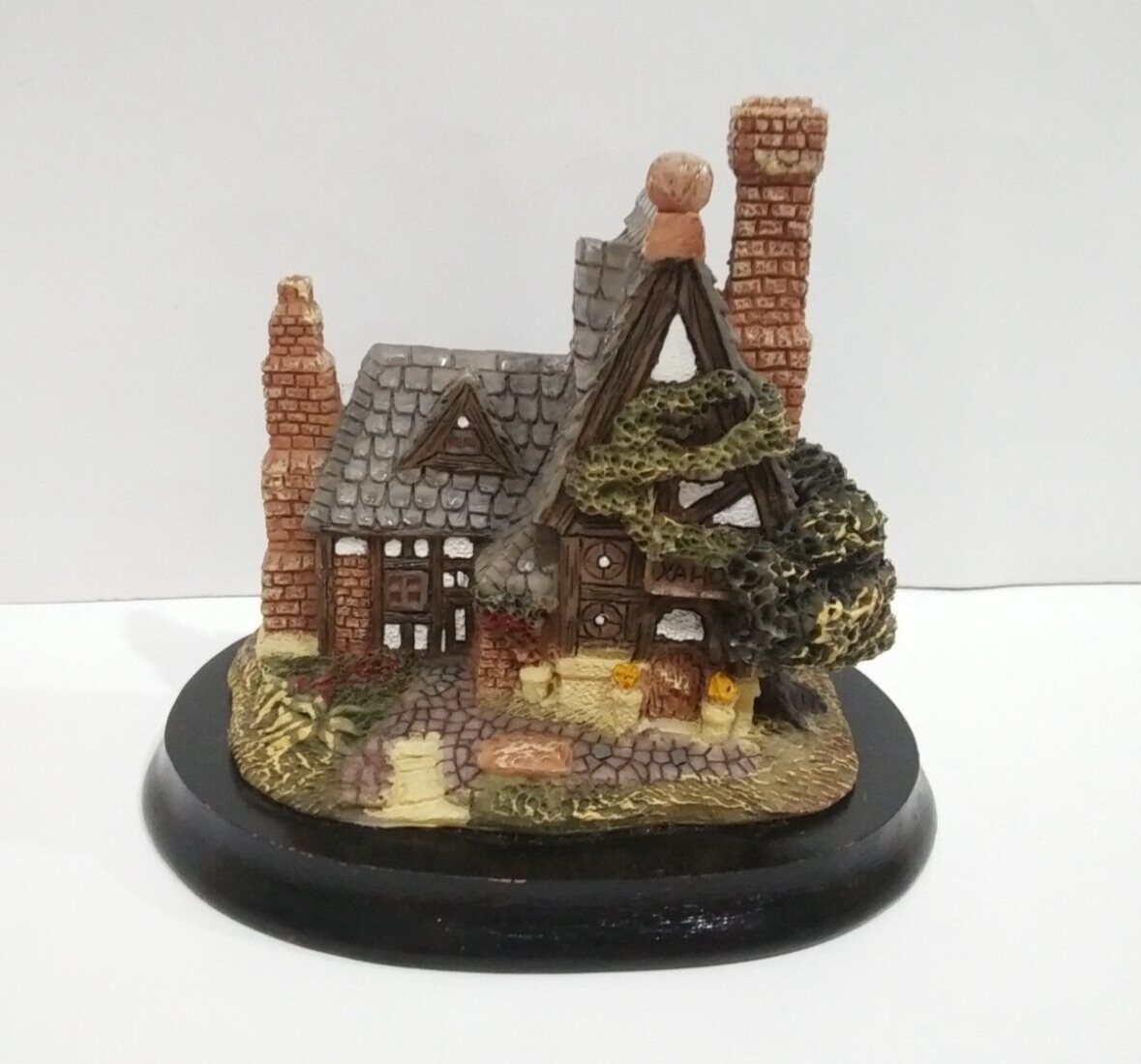Cottage English Tudor House Figurine – 3.5″ Tall