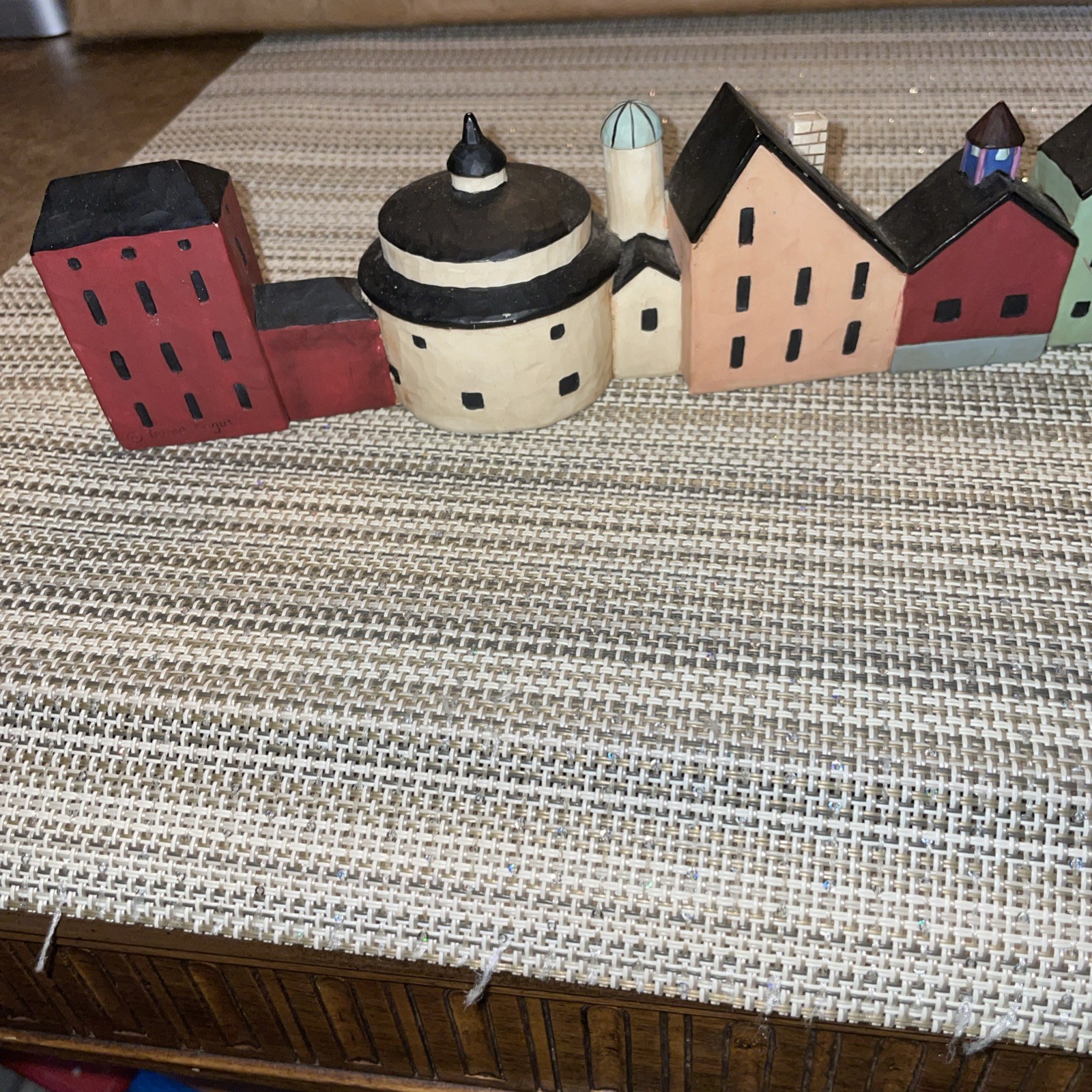 Vintage VILLAGE SHELF DECOR 12”