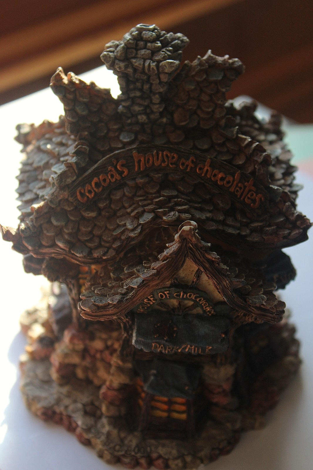 Boyds Bearly Built Villages Cocoas House Chocolate Village + Acc