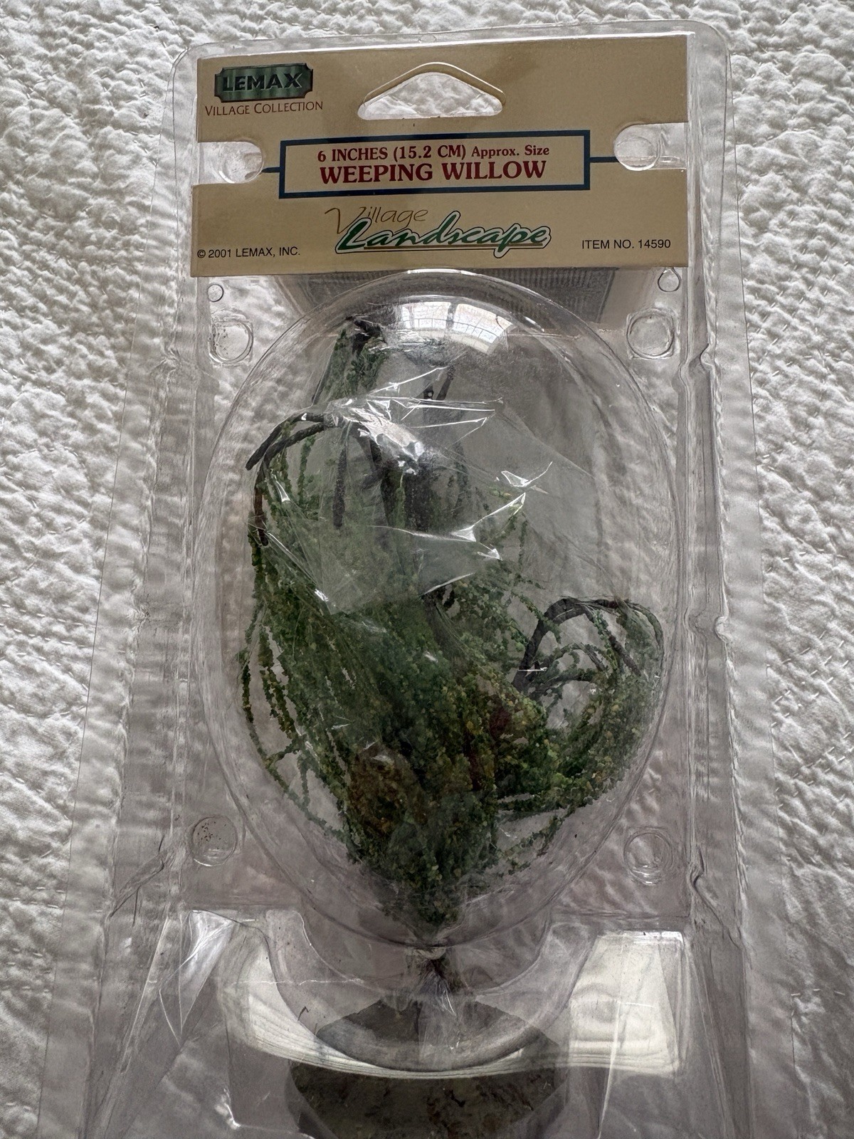 NEW! Lemax Village Train Scenery Collection “Weeping Willow” Tree #14590
