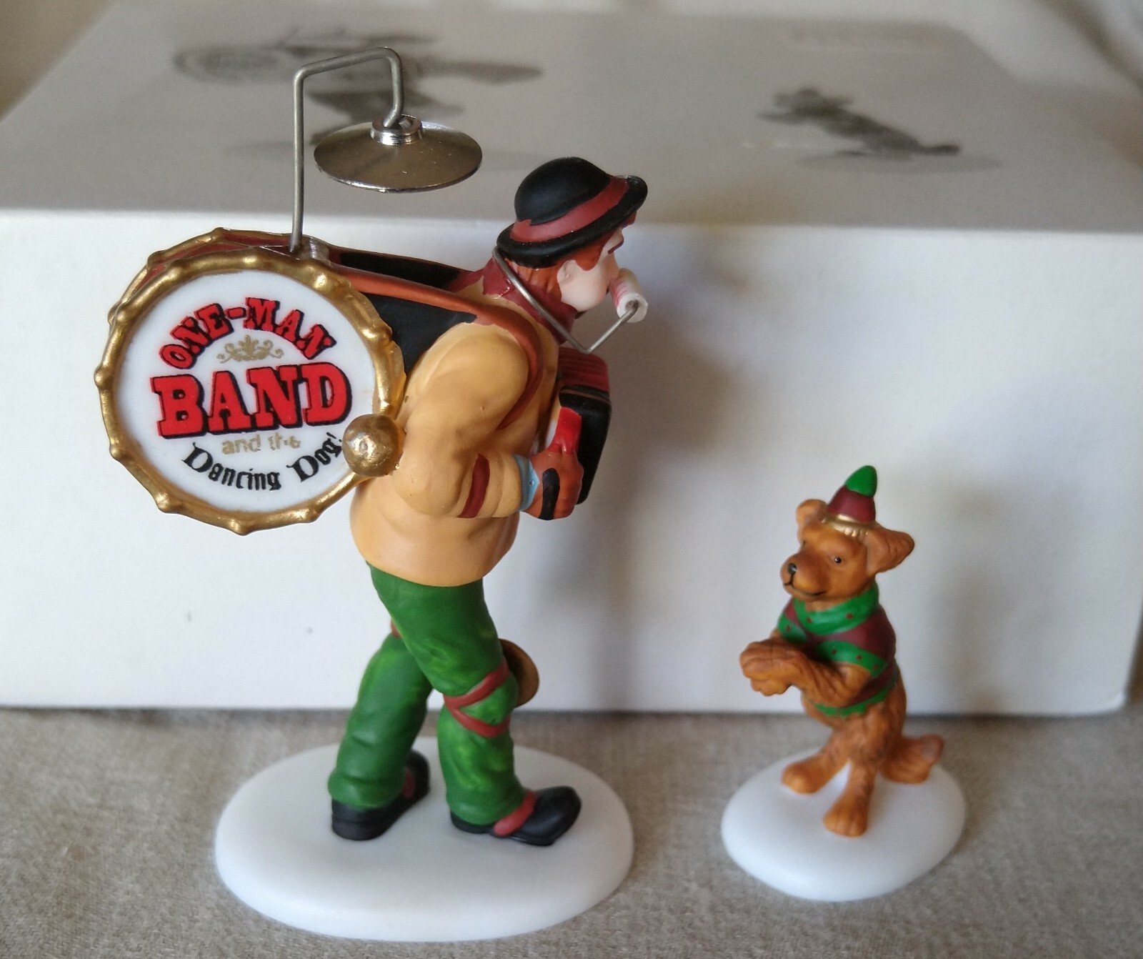 One-Man Band & Dancing Dog #58891 Dept 56 Christmas In The City -BUYER GUARANTEE