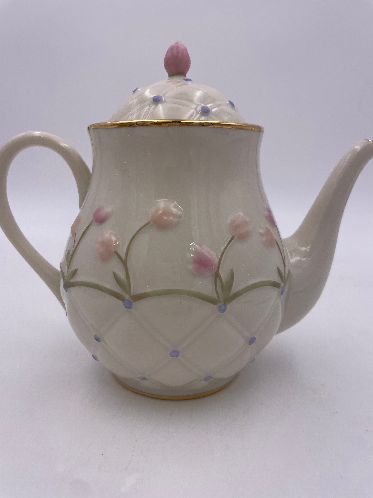 Lenox- Quilted Teapot 6.5″ #761383