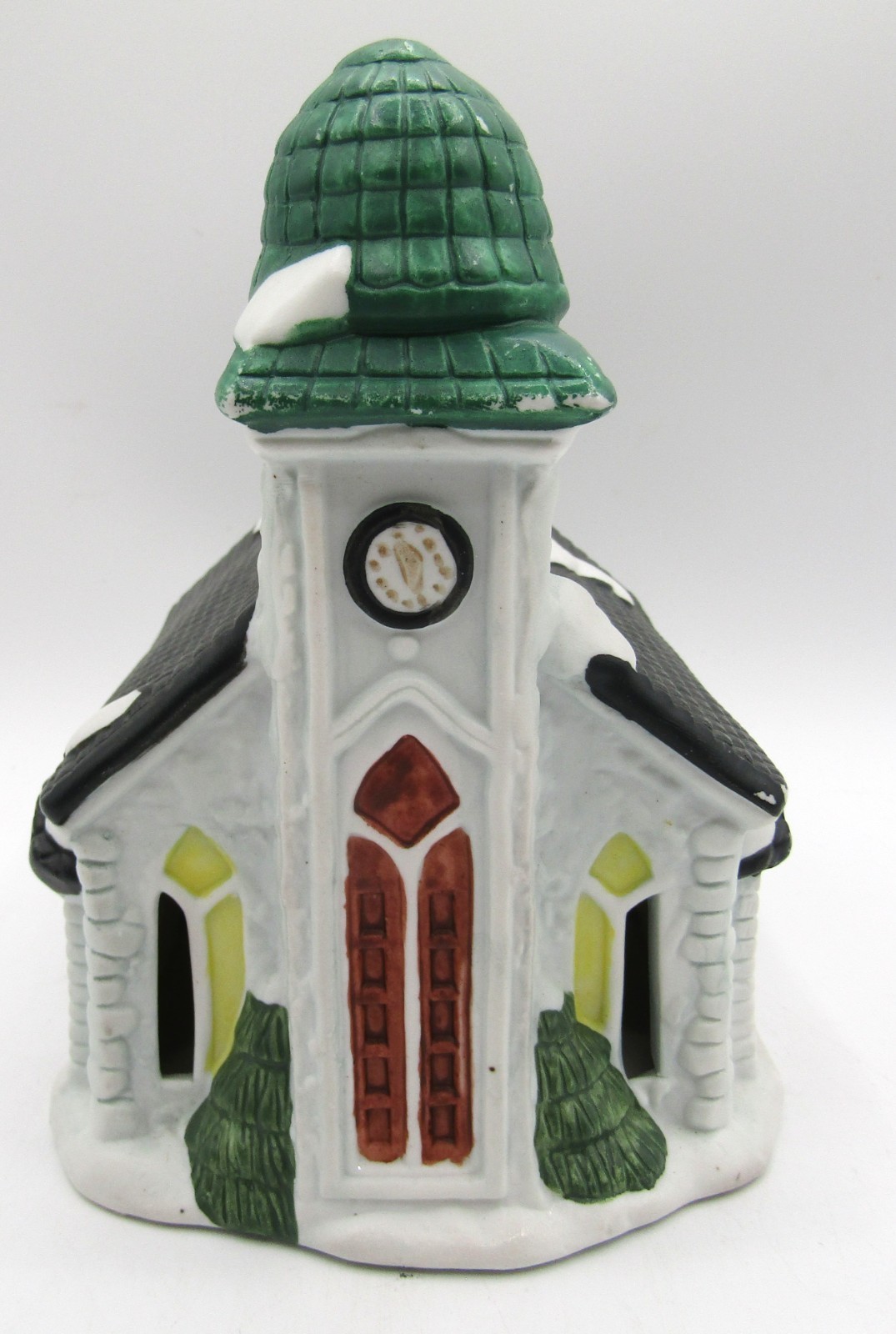 Vintage 1992 Santa’s Pride Christmas Village St. Jude’s Church with Light.