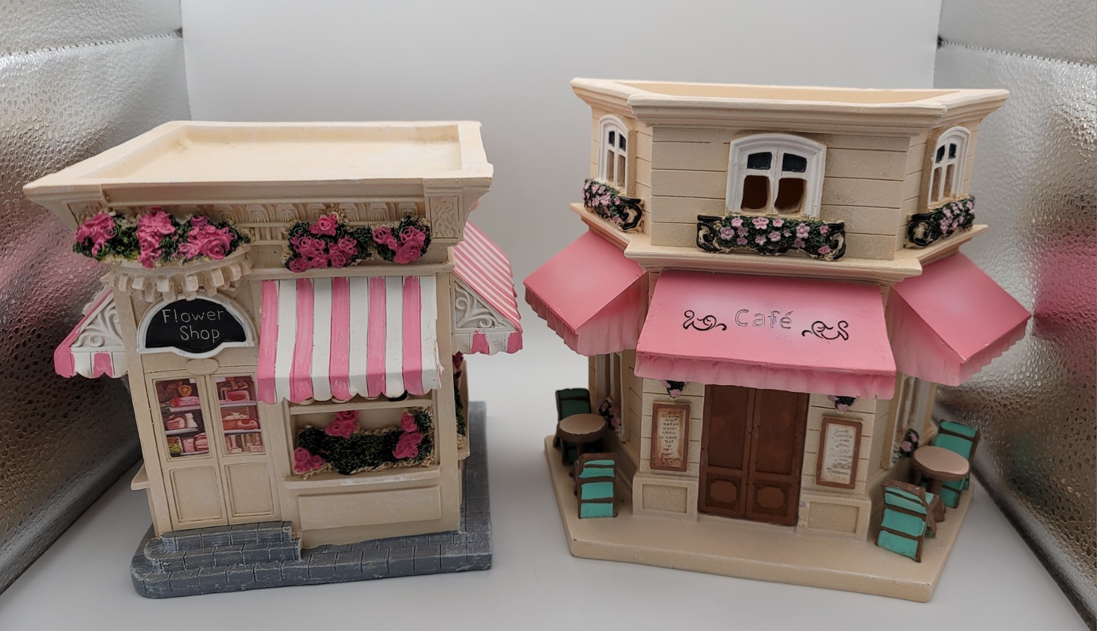 ASHLAND MINIATURES SPRING 2024 Parisian Cafe, Flower Shop, NEW