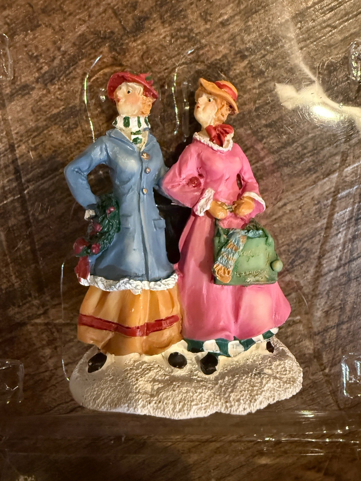 Christmas Village Figurines Lot of 6