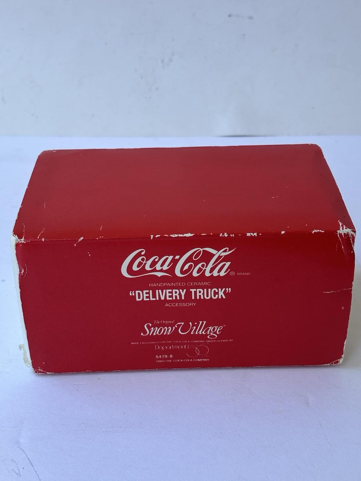 THE ORIGINAL SNOW VILLAGE DEPARTMENT 56 COCA-COLA “DELIVERY TRUCK” *Description