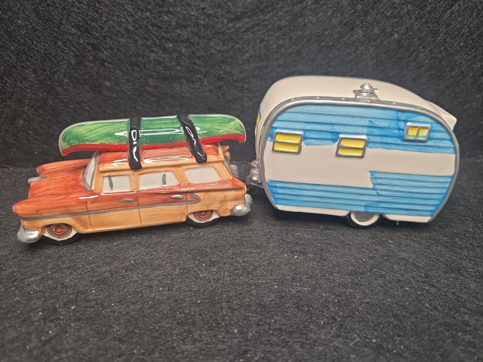 Camper Department 56 : On The Road Again  Snow Village – Set of 2 pcs – Car