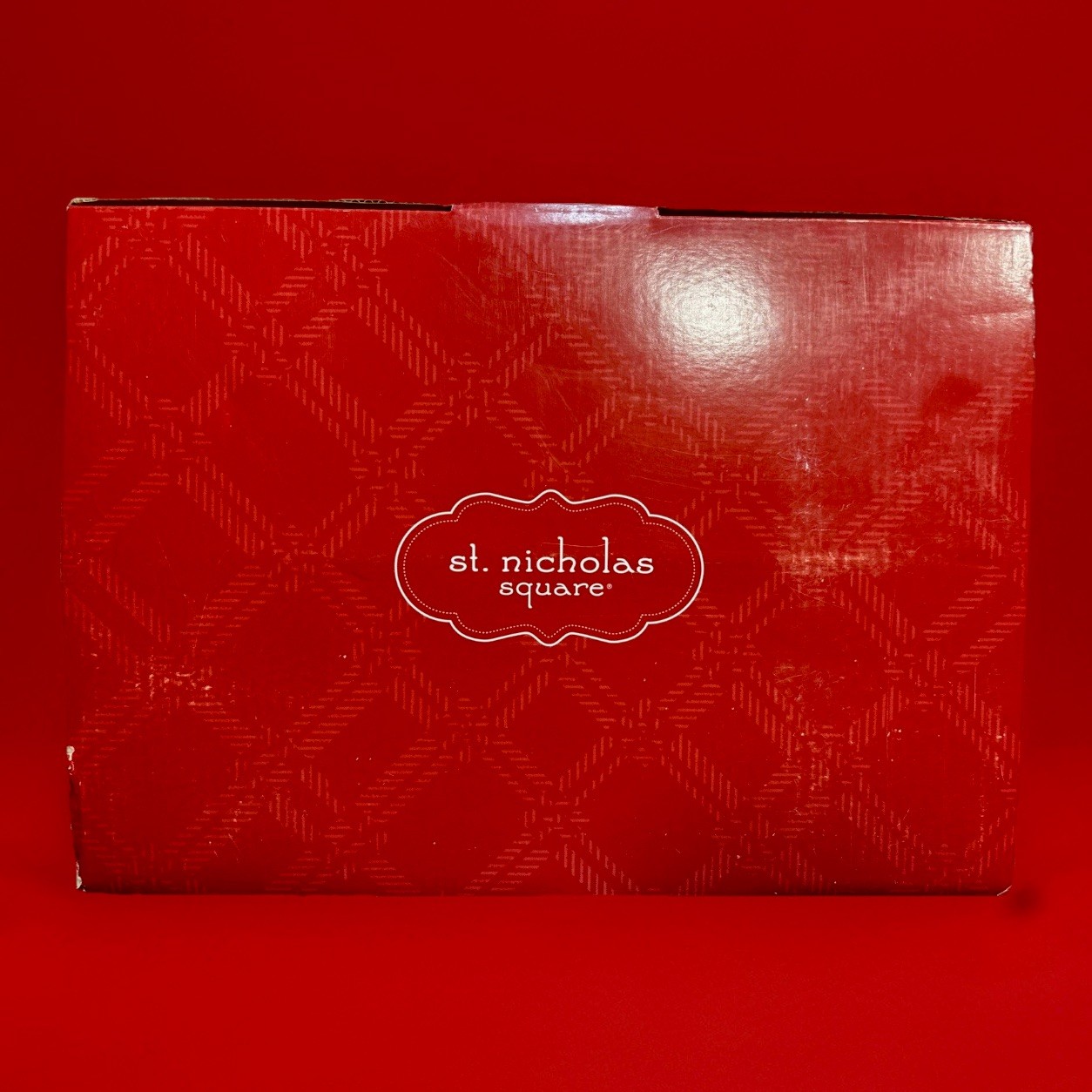 2015 St. Nicholas Square Village Collection “Farmers Market” Box and Light Mint
