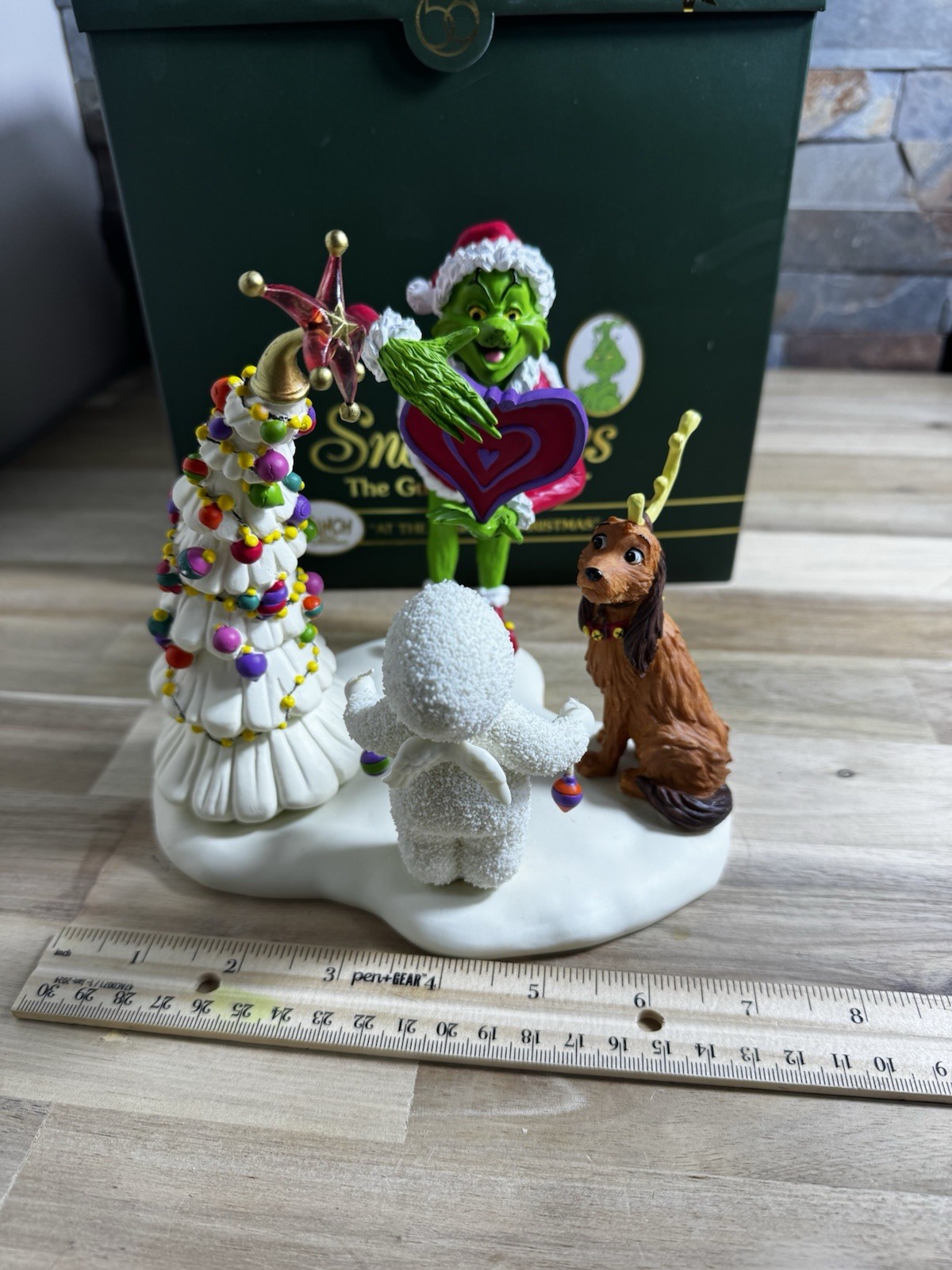 Department 56 Grinch At The Heart Of Christmas 2001 Excellent Condition