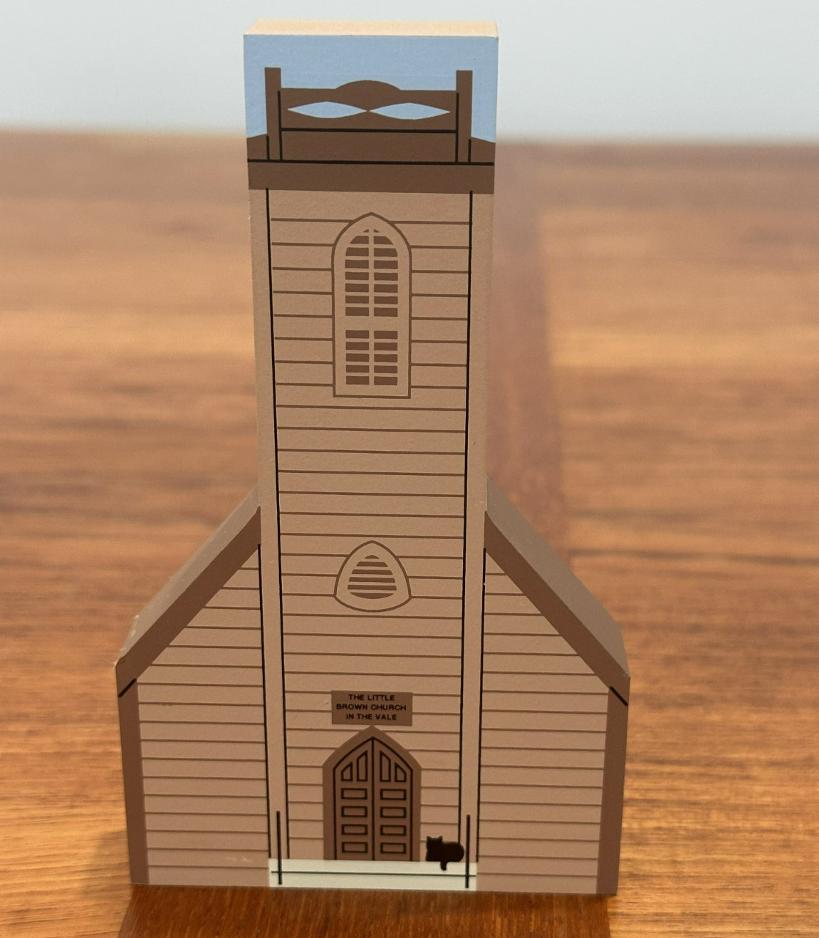 Cats Meow Village – The Little Brown Church in the Vale Nashua, Iowa VTG 1994