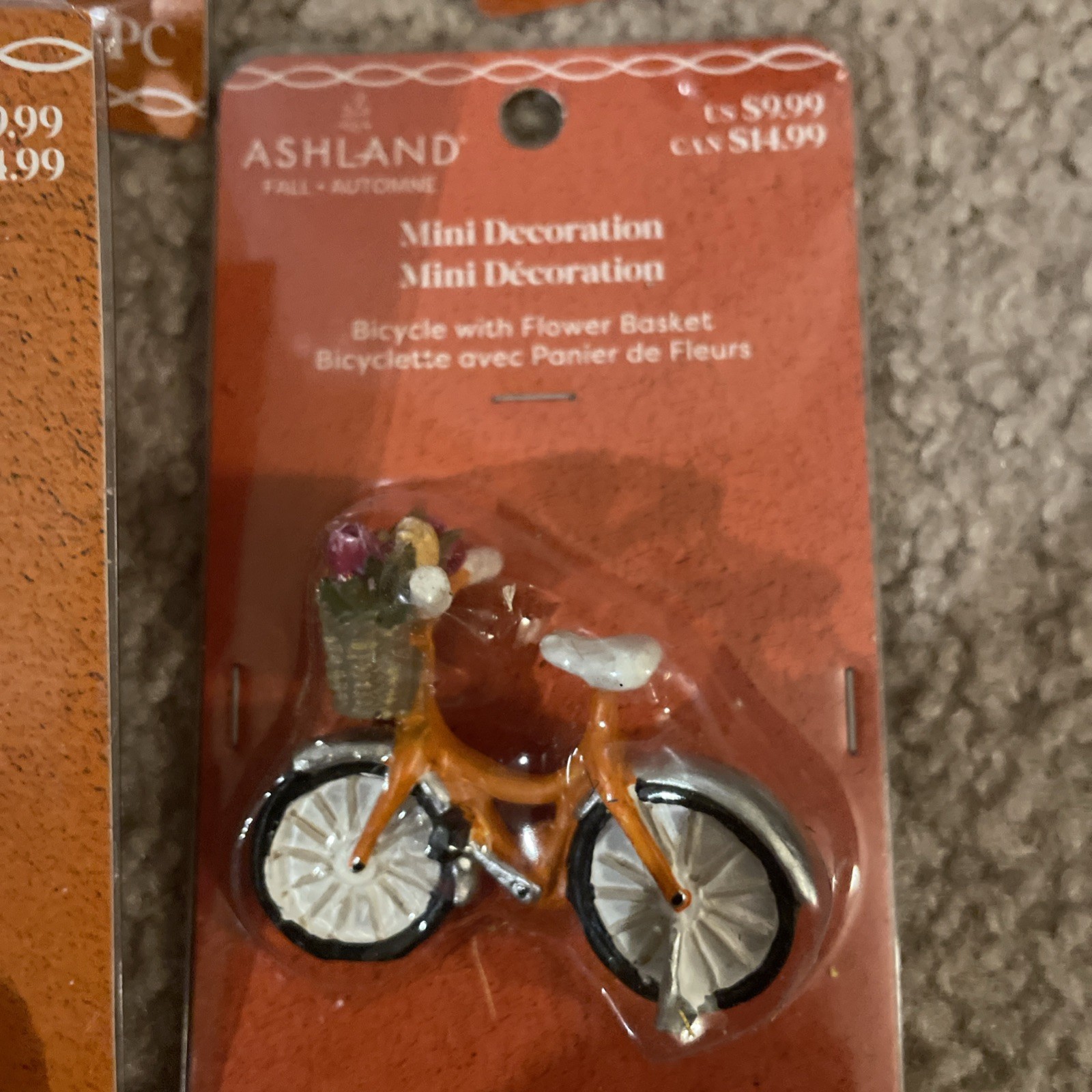 Ashland Fall Mini Decorations Table Lamp , Owls, Drink Cupcake, Bicycle Set Of 4