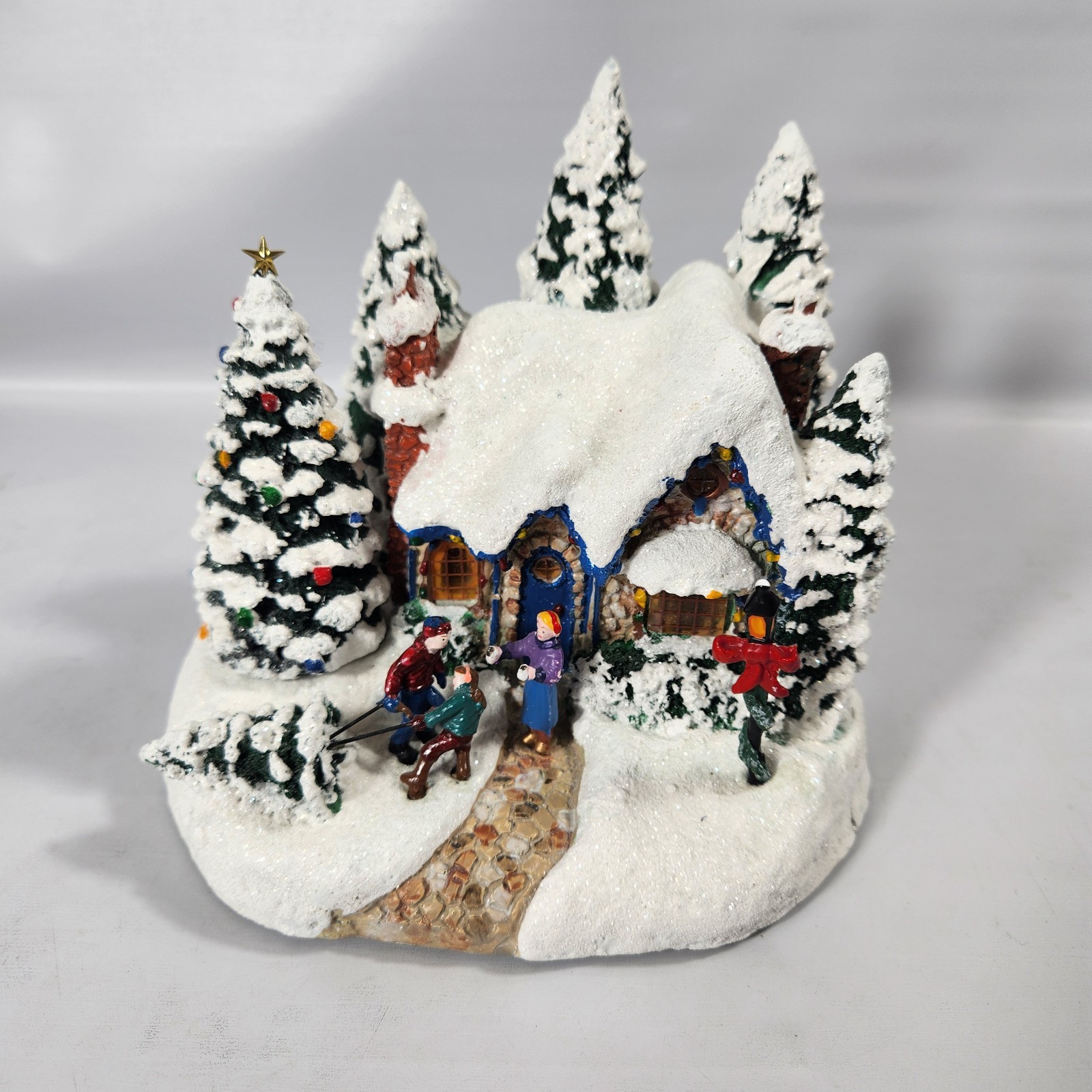 Thomas Kinkade Country Christmas Homecoming Light-Up House 2015 Teleflora