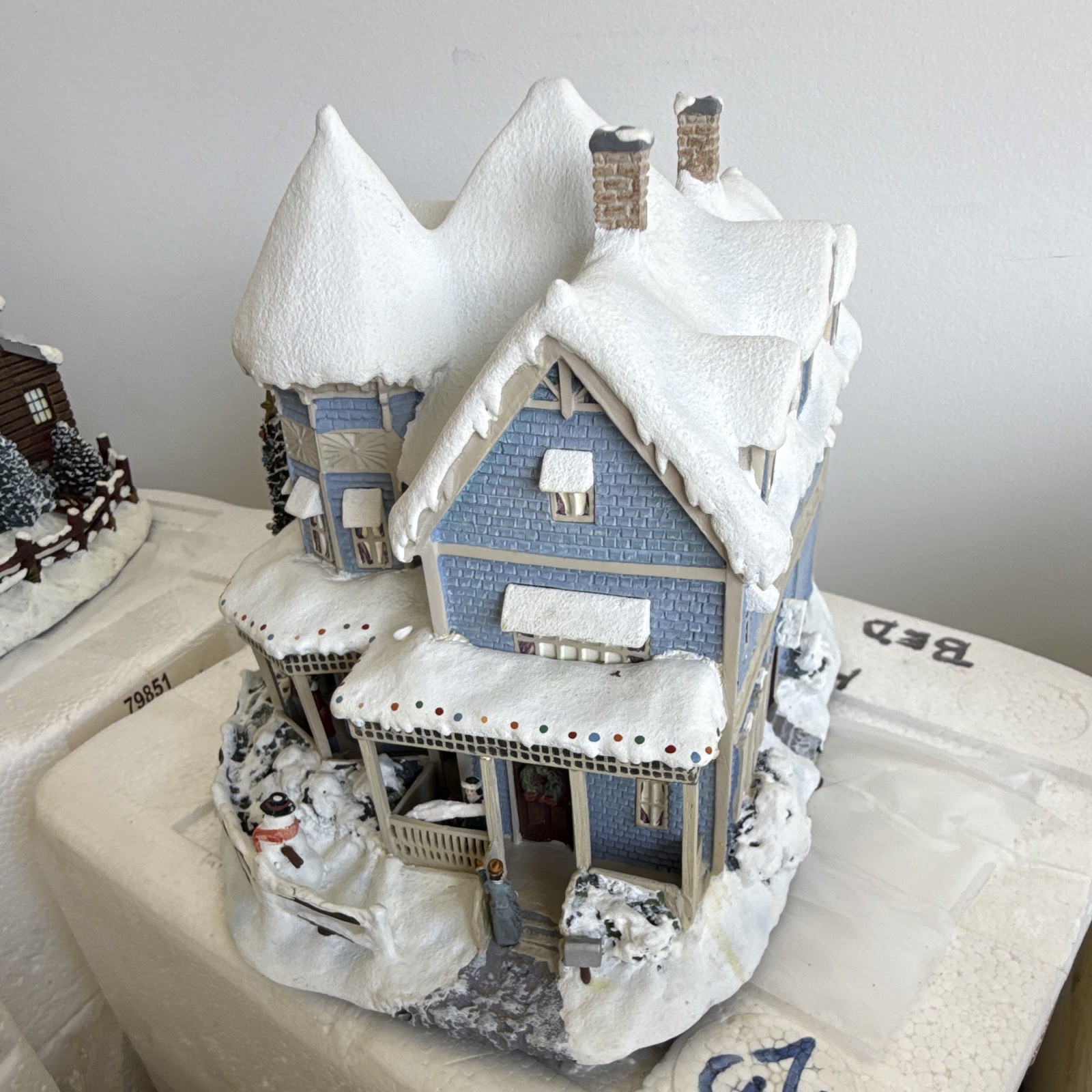 Hawthorne Village Thomas Kinkade Holiday Bed & Breakfast Illuminated Signed