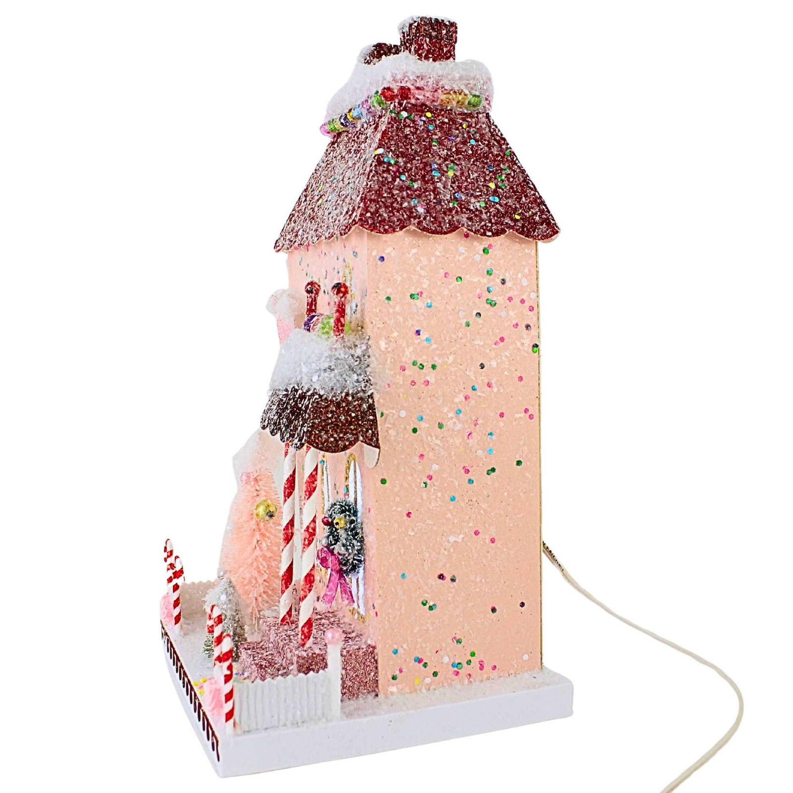 Cody Foster 14.00In Candy Cane Manor, Cardboard, Nostalgic Putz House Hou424