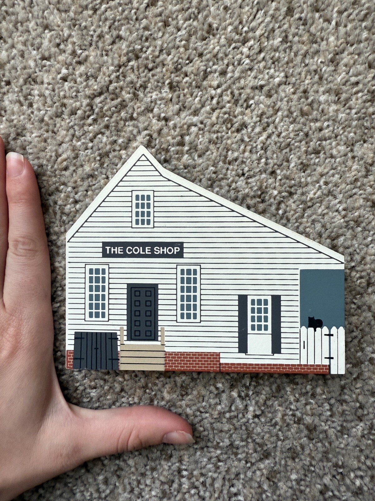 VTG The Cats Meow Village “The Cole Shop” Gloucester St. Series Shelf Sitter