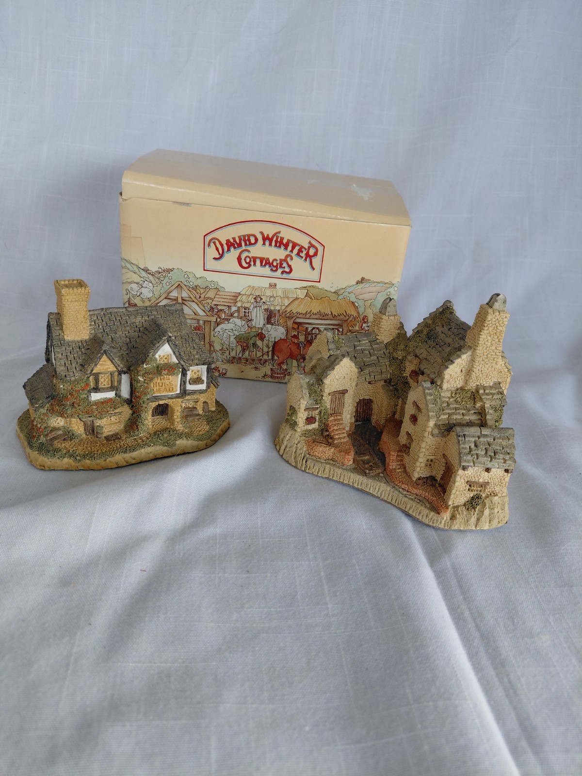 David Winter Cottage’s (2) “The Fushermans Wharf” 1983 Hogs Head Beer House 1985