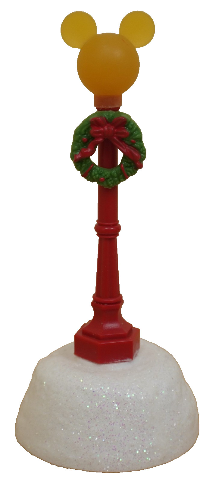Disney Christmas Holiday Village Set 4.5″ Mickey Mouse Lighted Lamp Post Costco