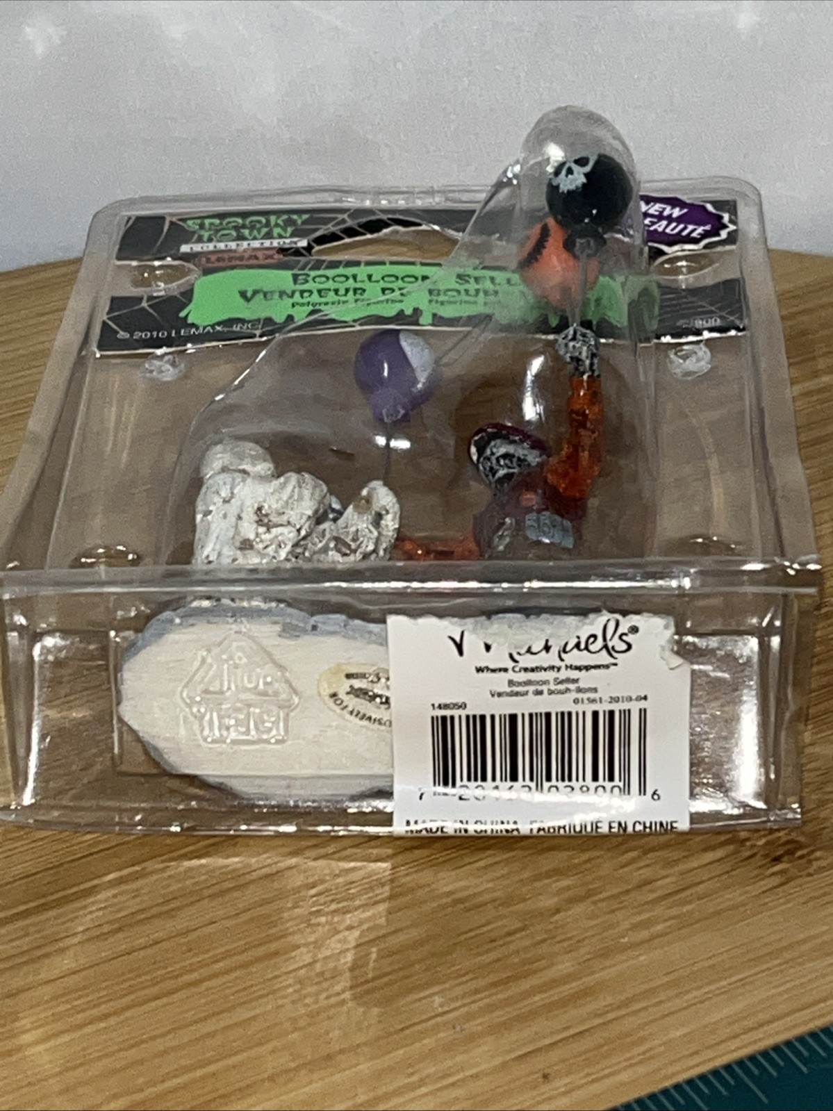 BOOLLOON Balloon SELLER Zombie Ghost LEMAX SPOOKY TOWN Halloween Retired 02800