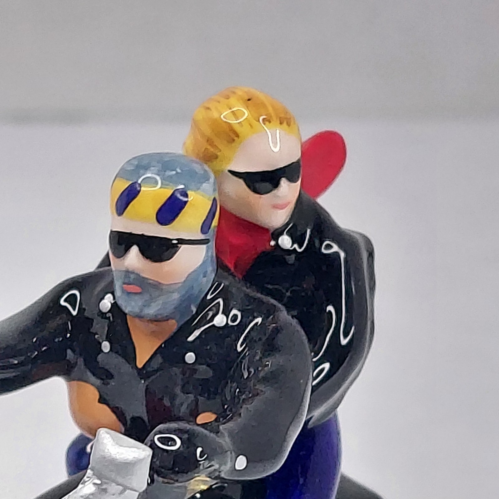 Dept. 56 Harley Davidson Original Snow Village “Two for the Road” Red #54939