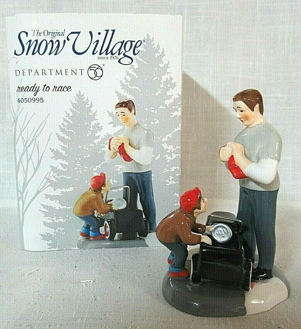 Department 56 Snow Village Accessory Ready To Race # 4050995