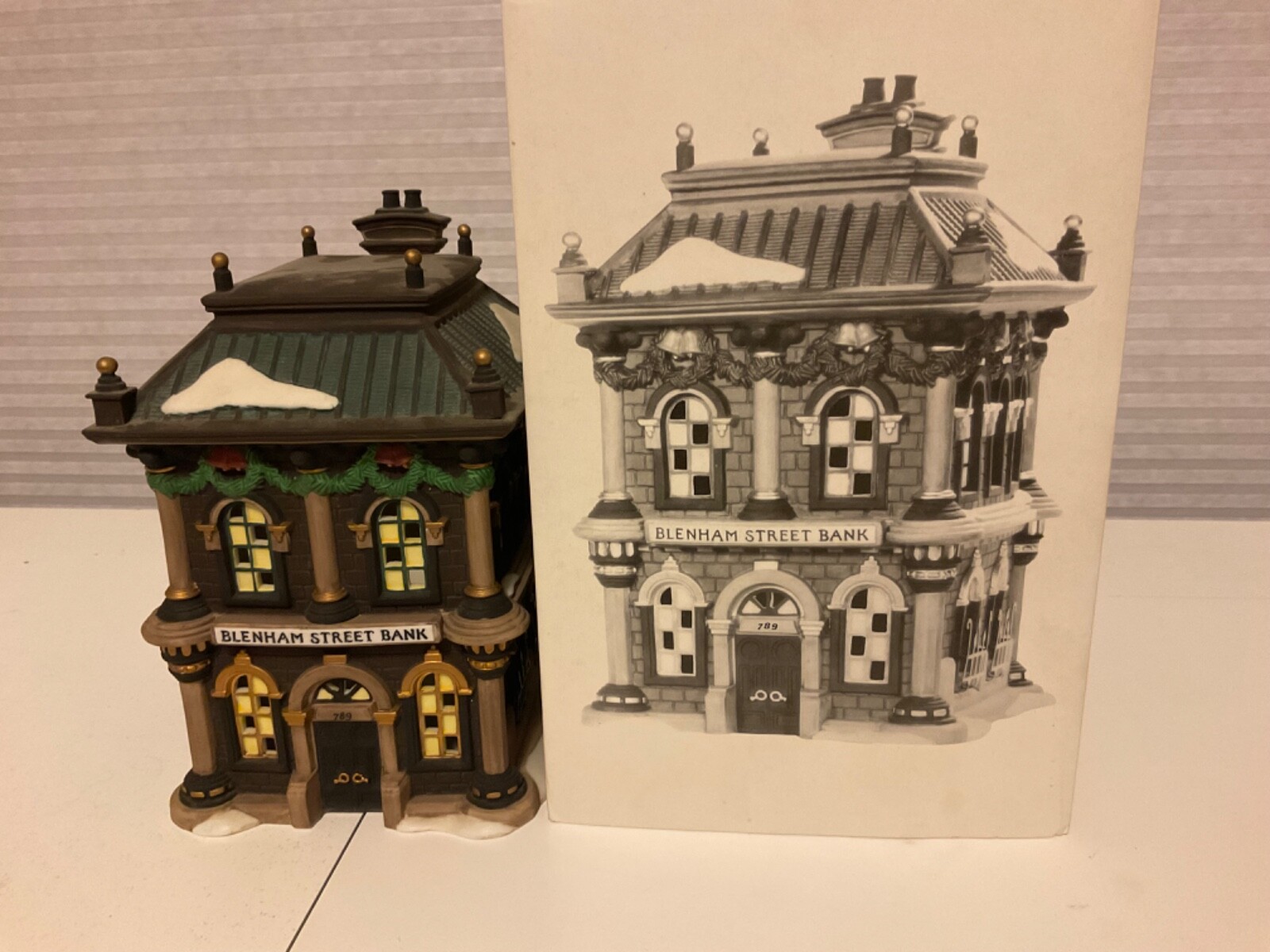 Dickens Village Blenham Street Bank