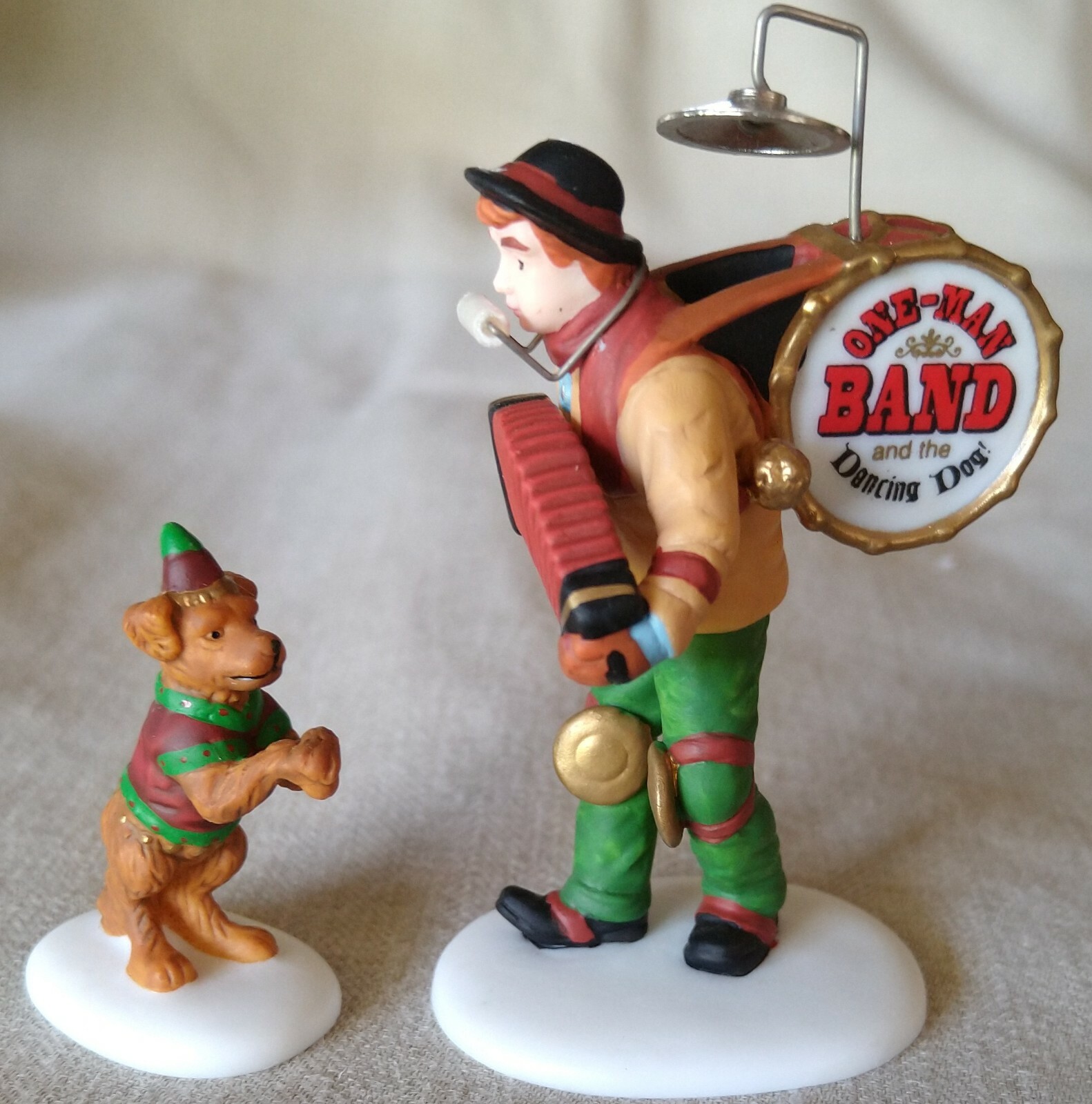 One-Man Band & Dancing Dog #58891 Dept 56 Christmas In The City -BUYER GUARANTEE
