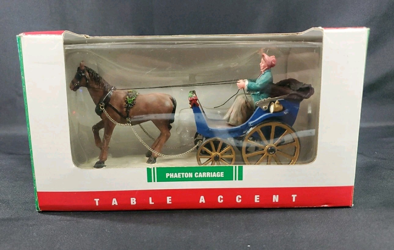 2005 Vintage Lemax Inc Coventry Cove Phaeton Carriage Table Accent From Kmart