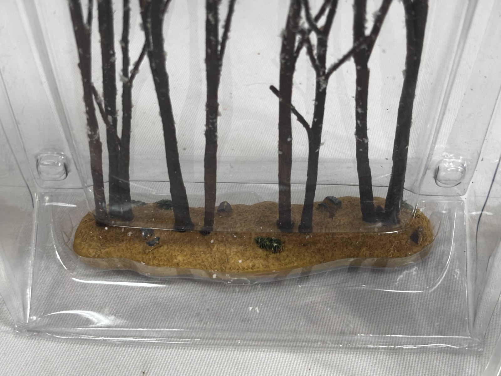 (4) Lemax 14614 11″ STAND OF SYCAMORE TREES Christmas Village Landscape Scenery