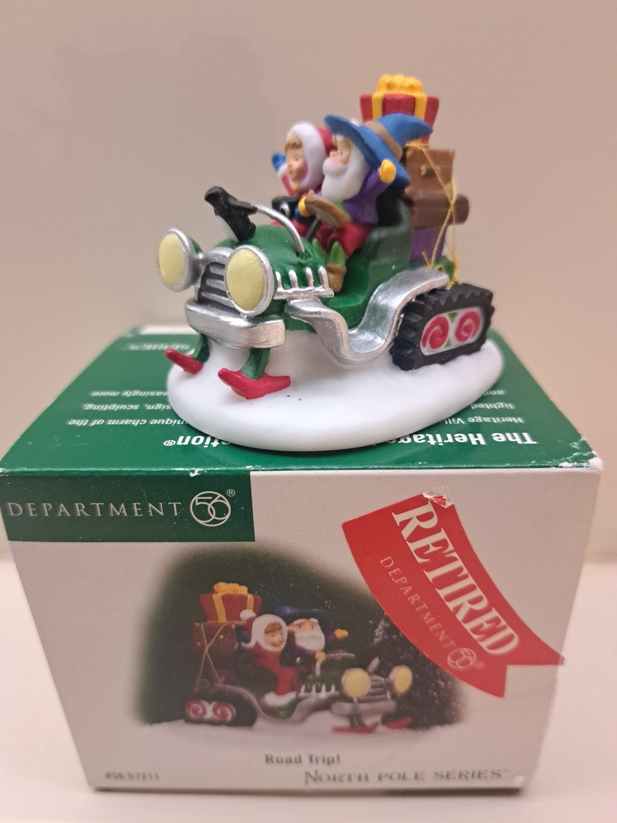 Dept 56 Road Trip! #56.57211 NORTH POLE SERIES EUC