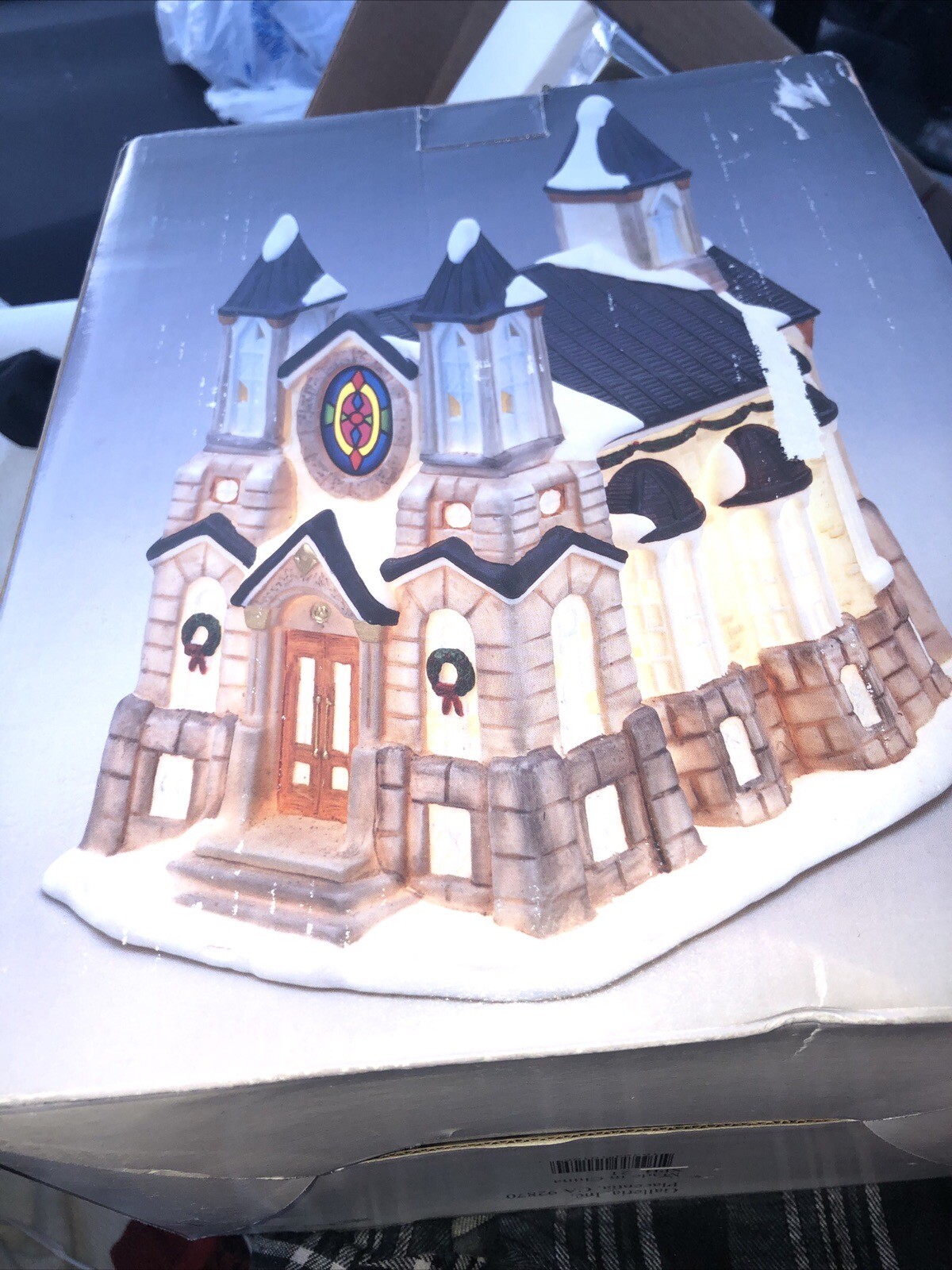 Galleria Church Porcelain Church decor Holiday Christmas No Accessories