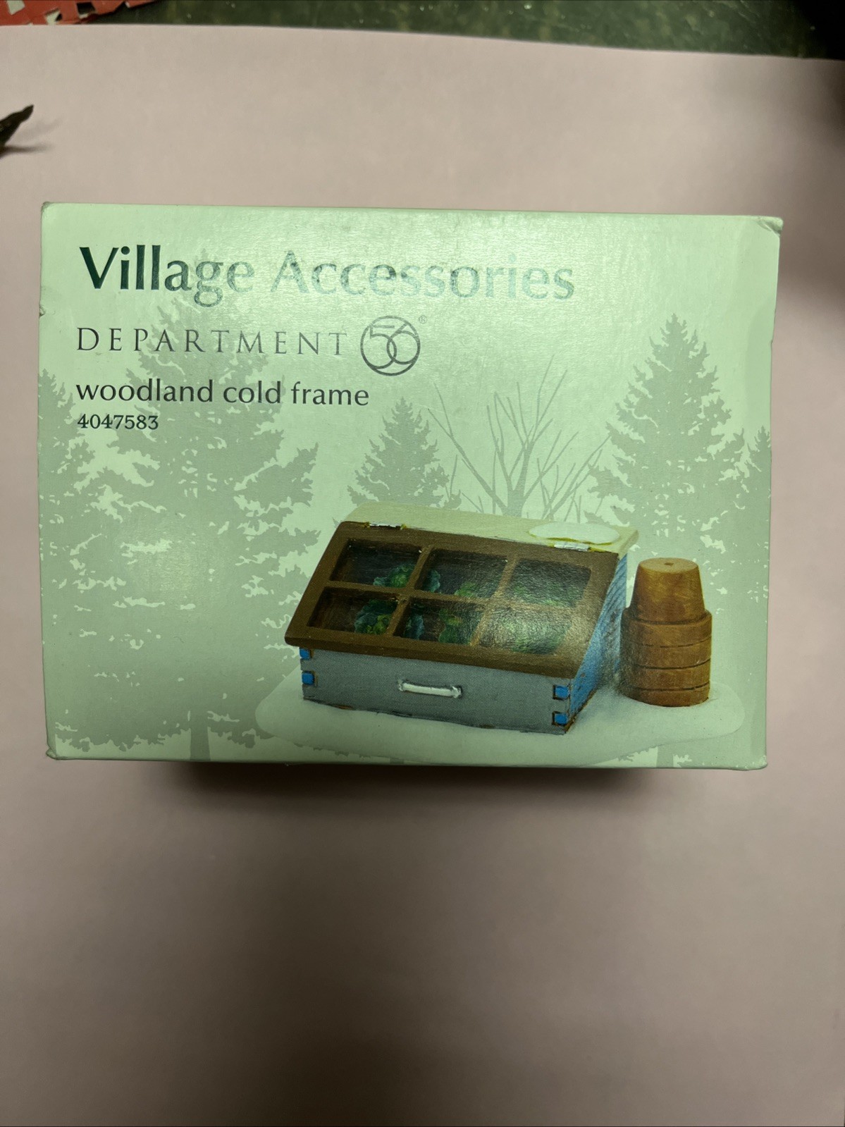 Dept 56 2015 Woodland Cold Frame Village Accessories #4047583 Charming Plants