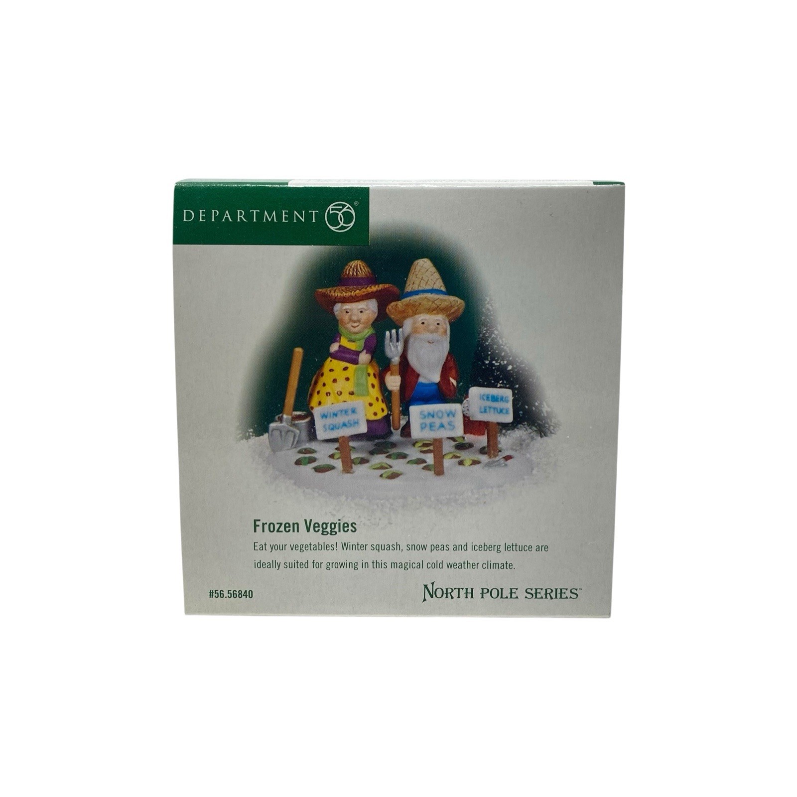 Dept 56 Frozen Veggies North Pole Series 2002 Elf Garden 56.56840