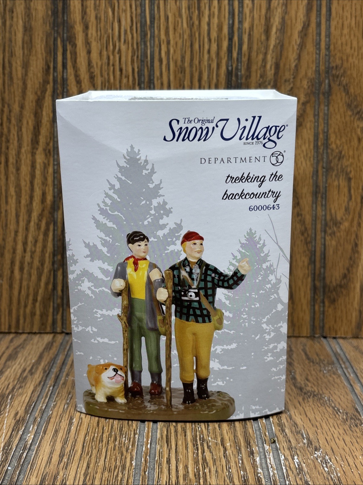 Dept 56 The Original Snow Village – “Trekking the Backcountry” 6000643 2018 NEW