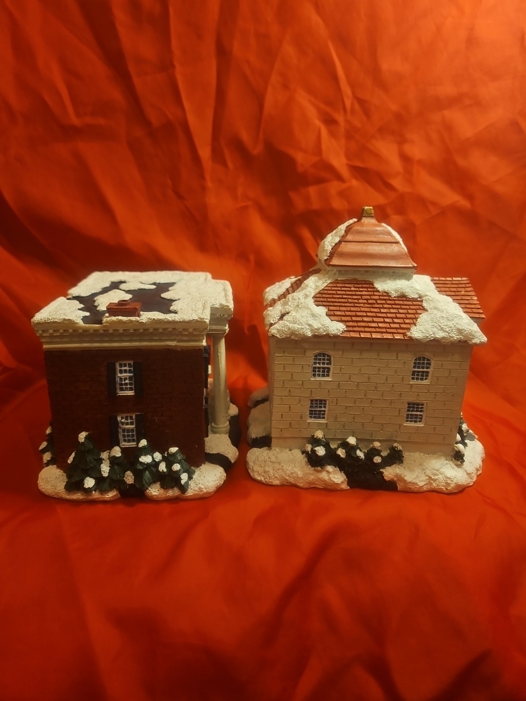 2 Christmas Village Building- One City Hall. Yemi On Bottom