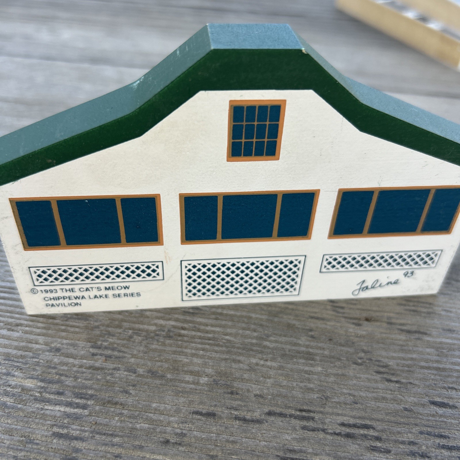 Chippewa Lake Ohio Sunset Marine Dining Room Wood House Model Cats Meow 49A-925C