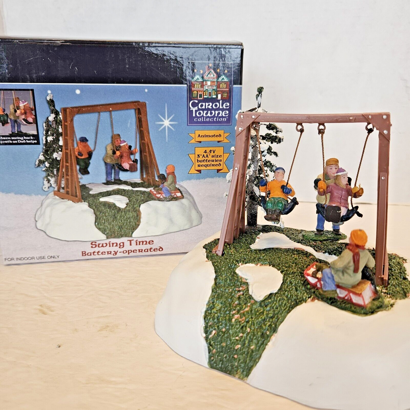 Carole Towne Swing Time Christmas Village Figurine
