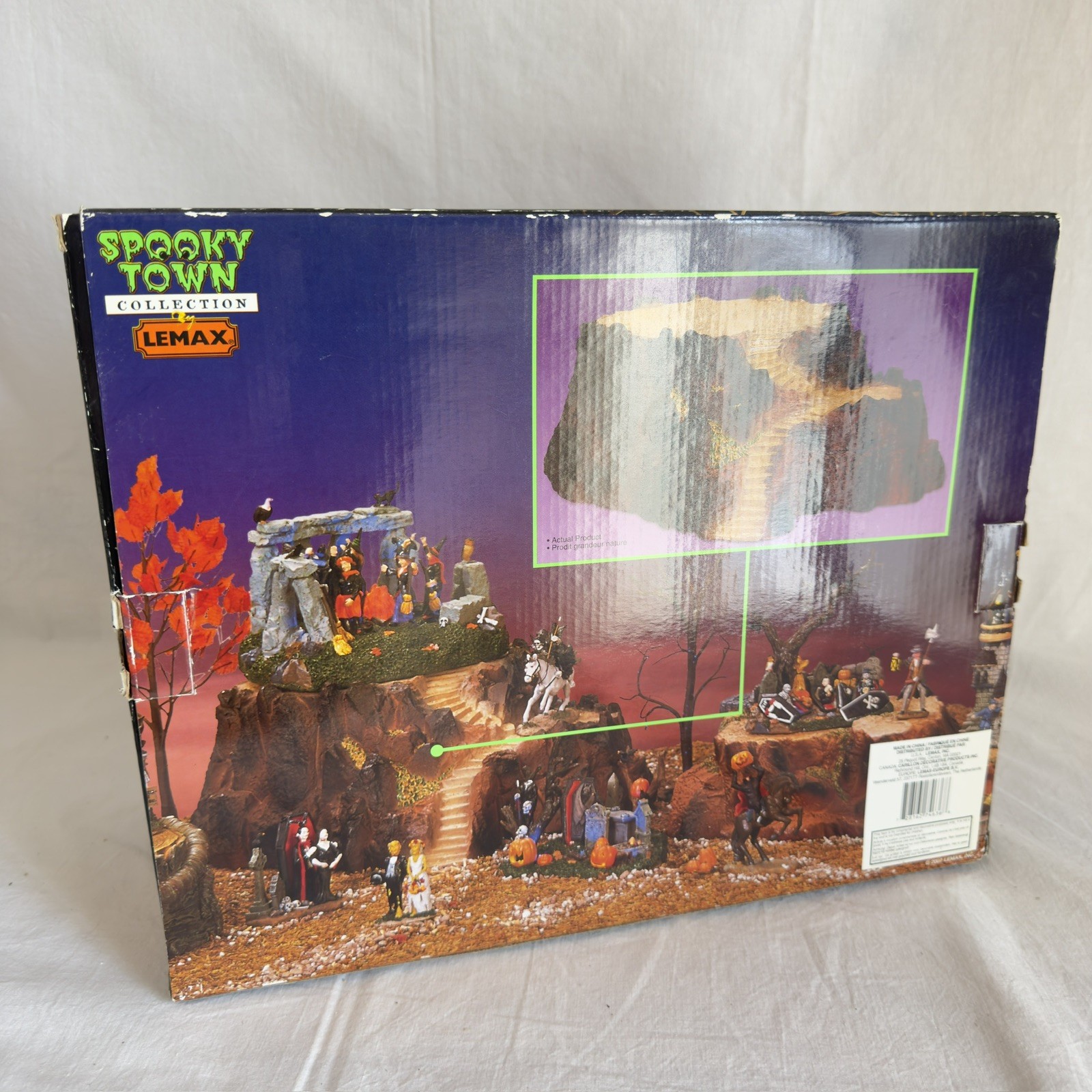 LEMAX Spooky Town “HILL TOP DISPLAY PLATFORM” Large LANDSCAPE Accent #419046 NOS