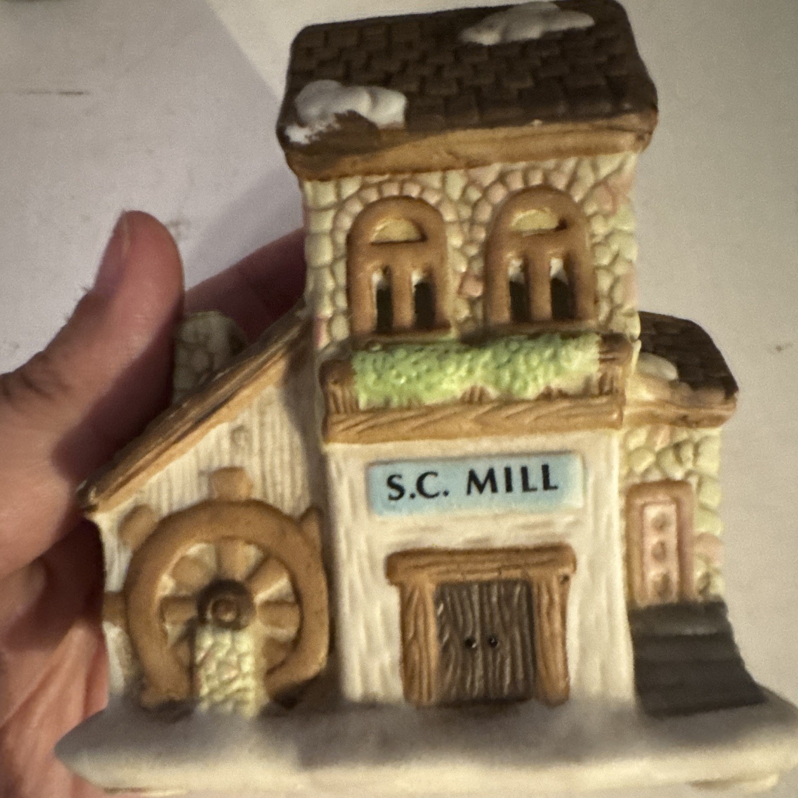 American Landmarks Collection 1992-94Painted Ceramic Christmas Village Buildings