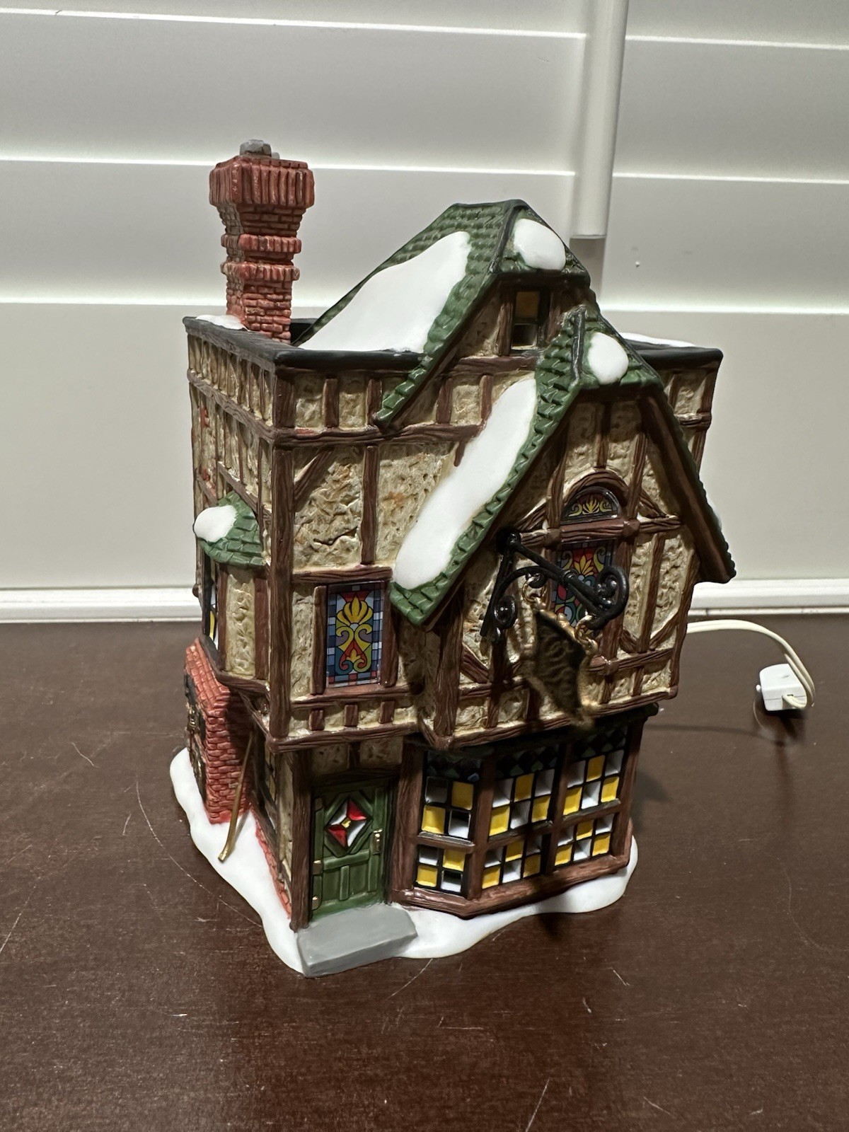 NEW Department 56 Dickens Village William & Robert Glaser, Stained Glass
