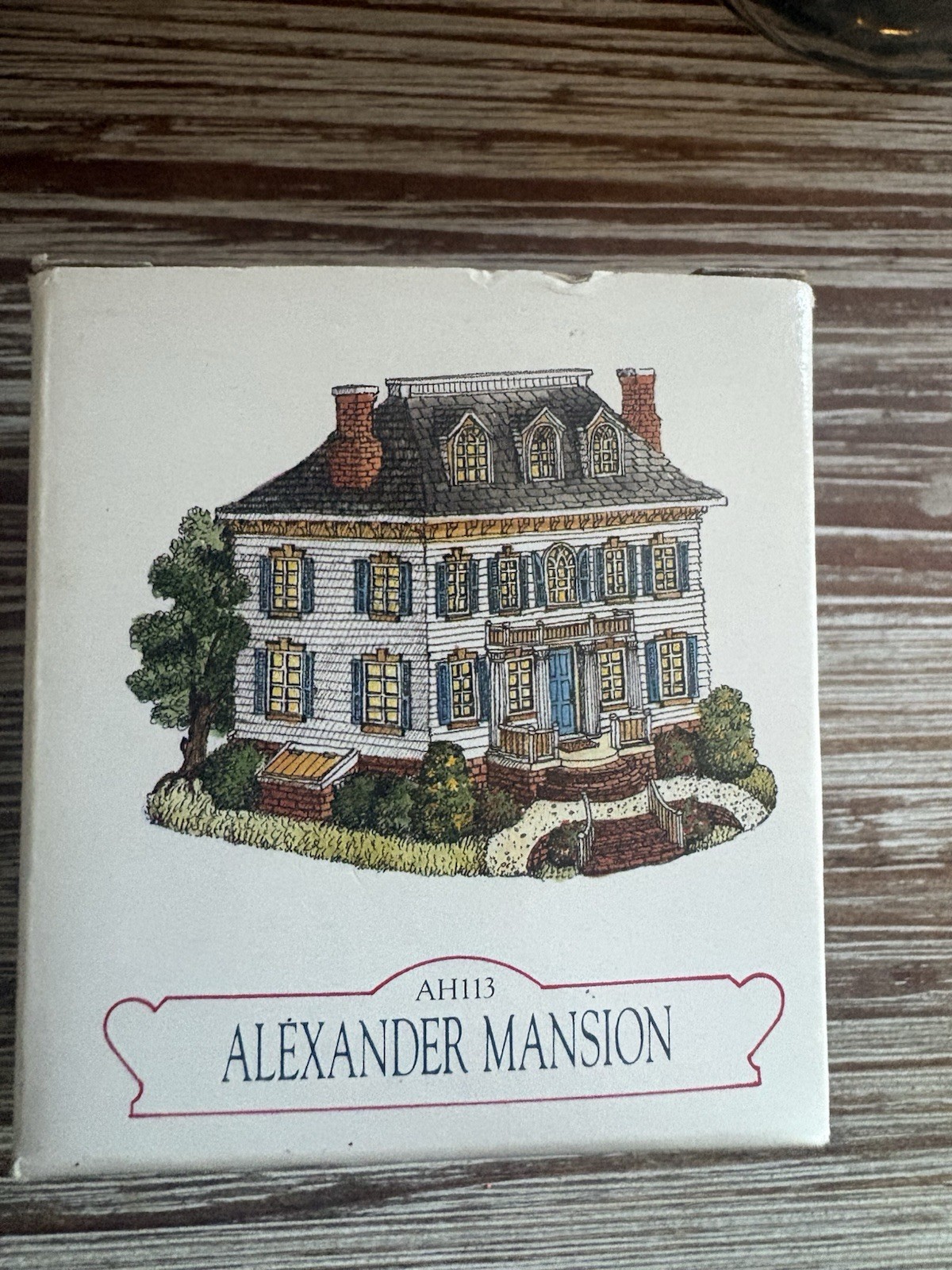 Liberty Falls Americana Collection Resin House AH113 Alexander Mansion 1996