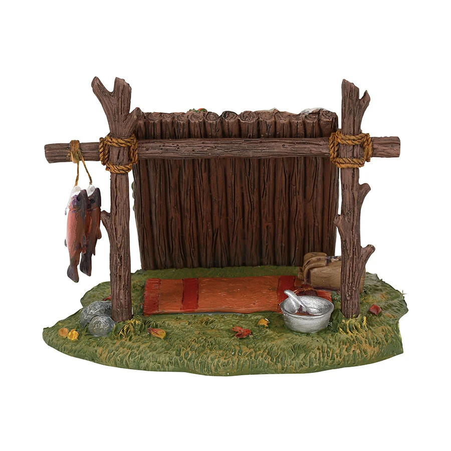 Dept 56 2018 Woodland Lean-To Village Accessories #6001721 Fish Bowl Spoon Rest