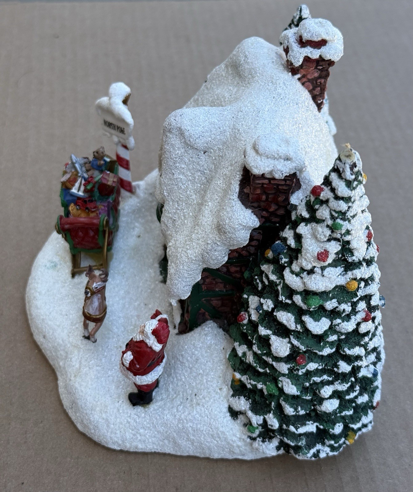 Thomas Kinkade Teleflora 2010 Christmas Santa’s Workshop