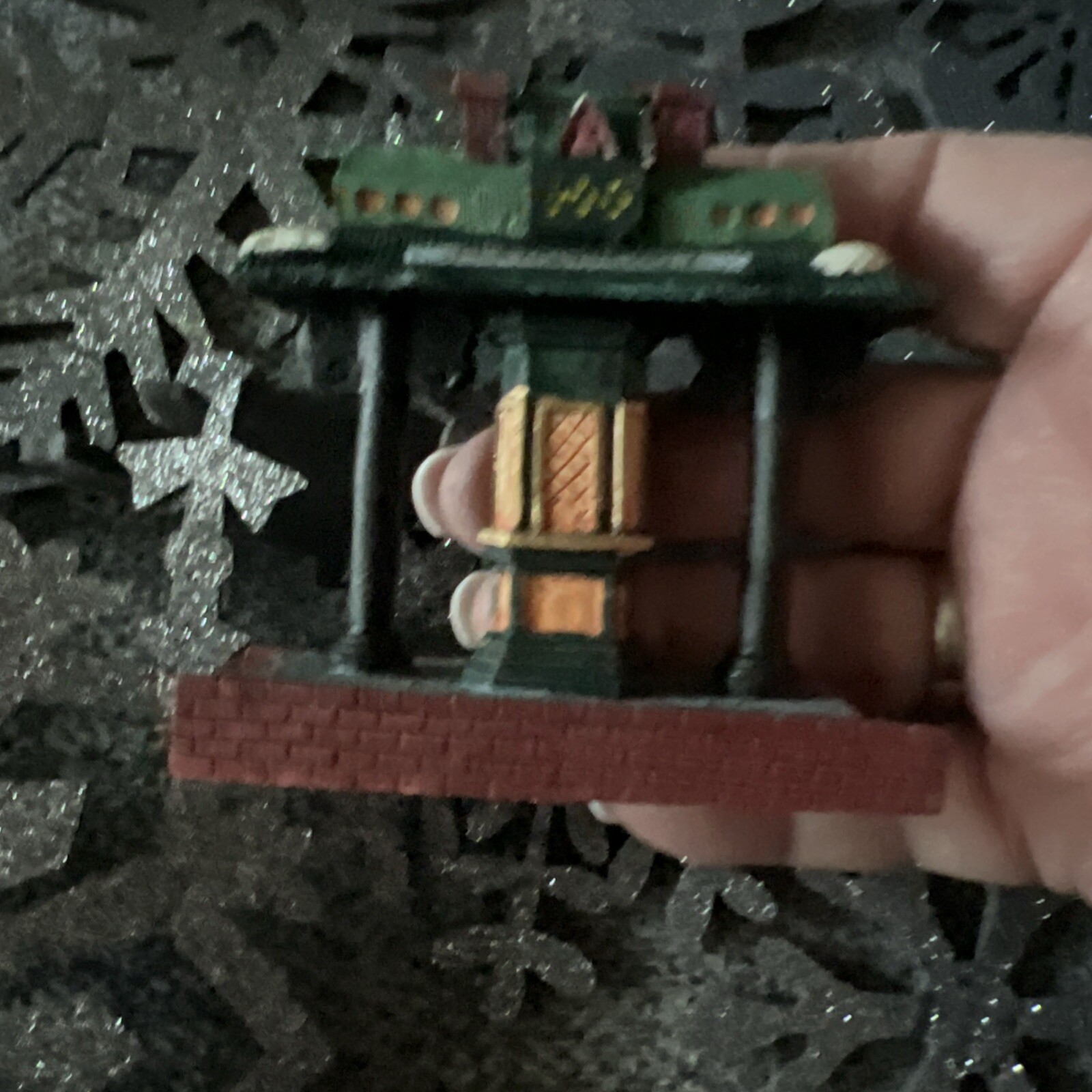 VTG The Christmas House Collection Platform No. 7 Miniature Part Of Village