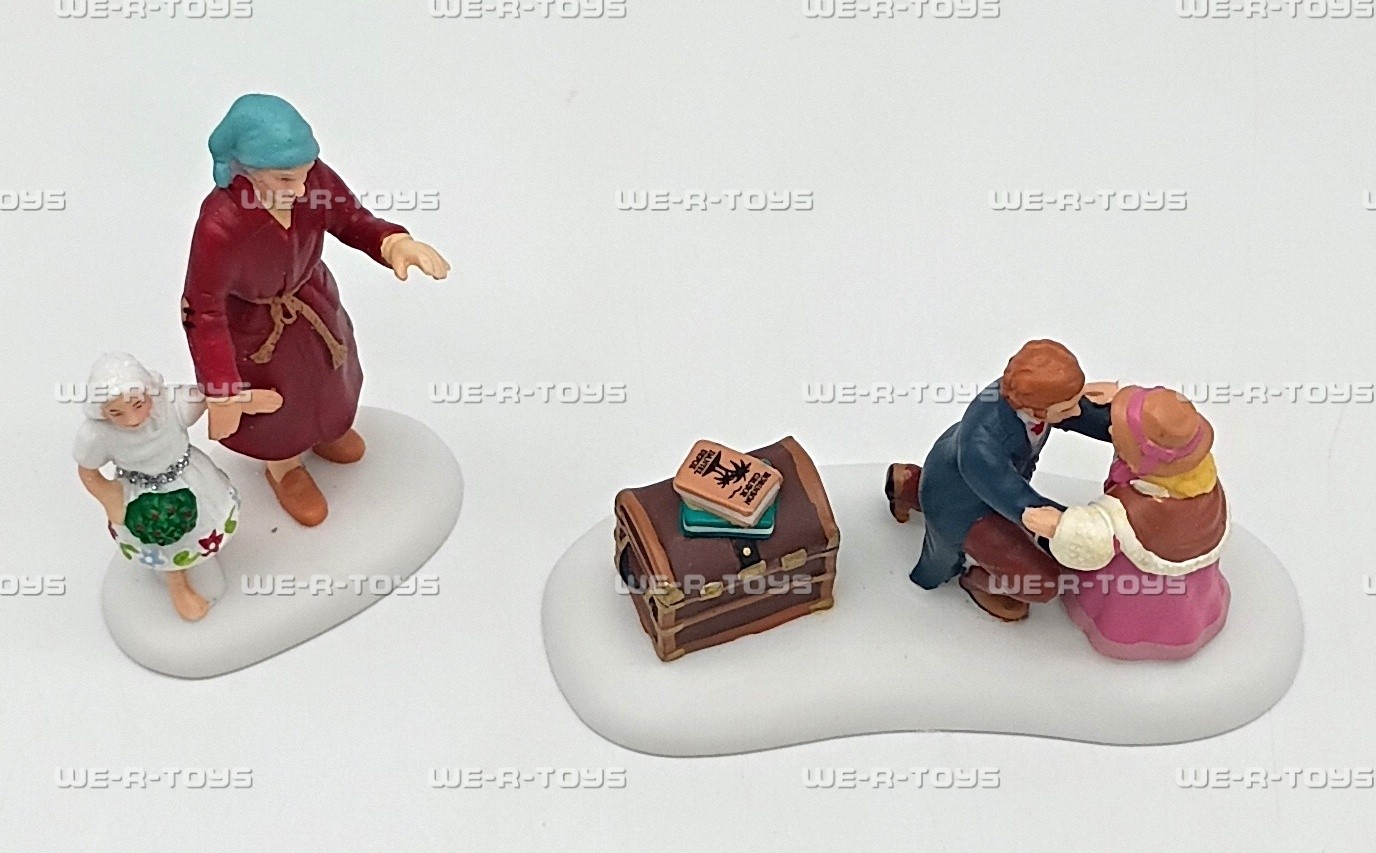 Department 56 Fan Visits Ebenezer Dickens A Christmas Carol Accessory Set of 2